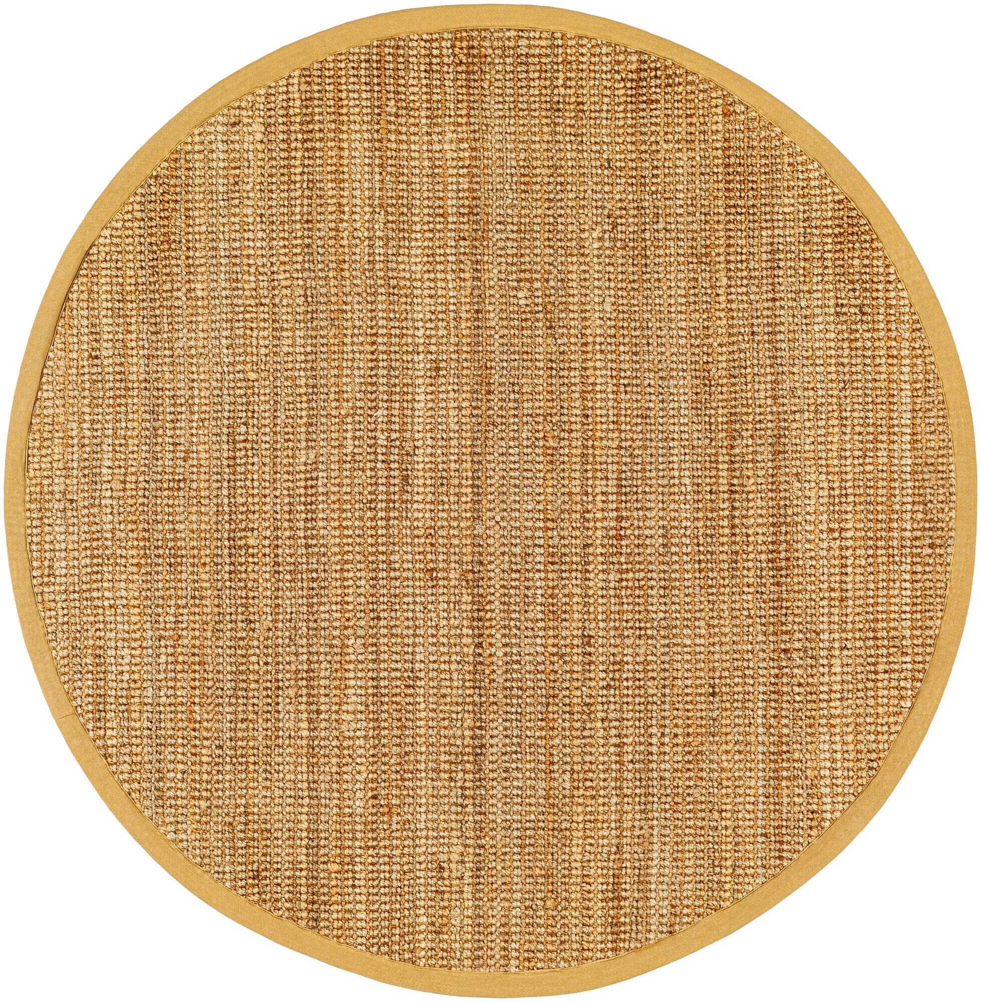 Livabliss Calla Round 8' Tan Jute Hand Woven Area Rug