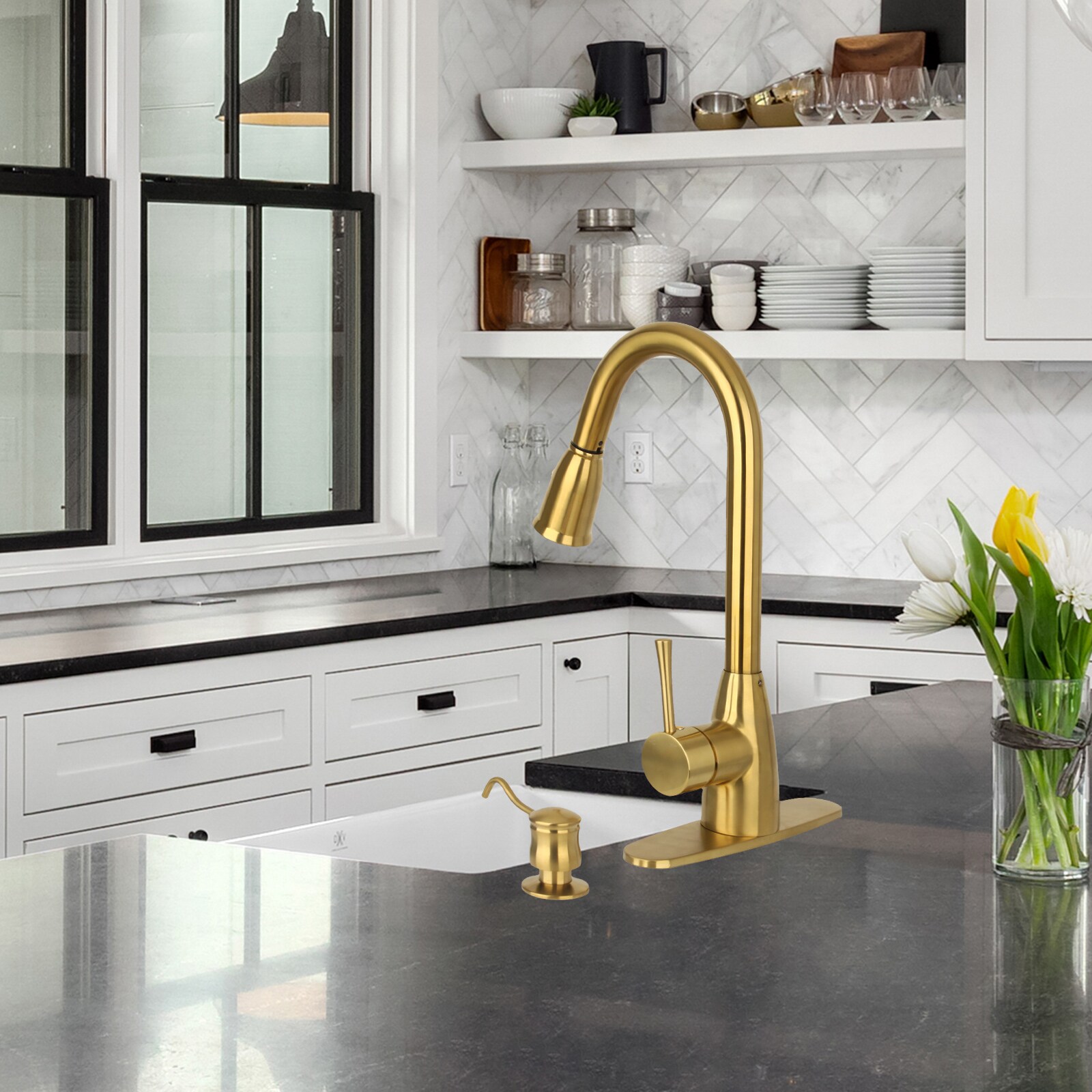 Akicon AK455BTG Kitchen-Faucets - View #5