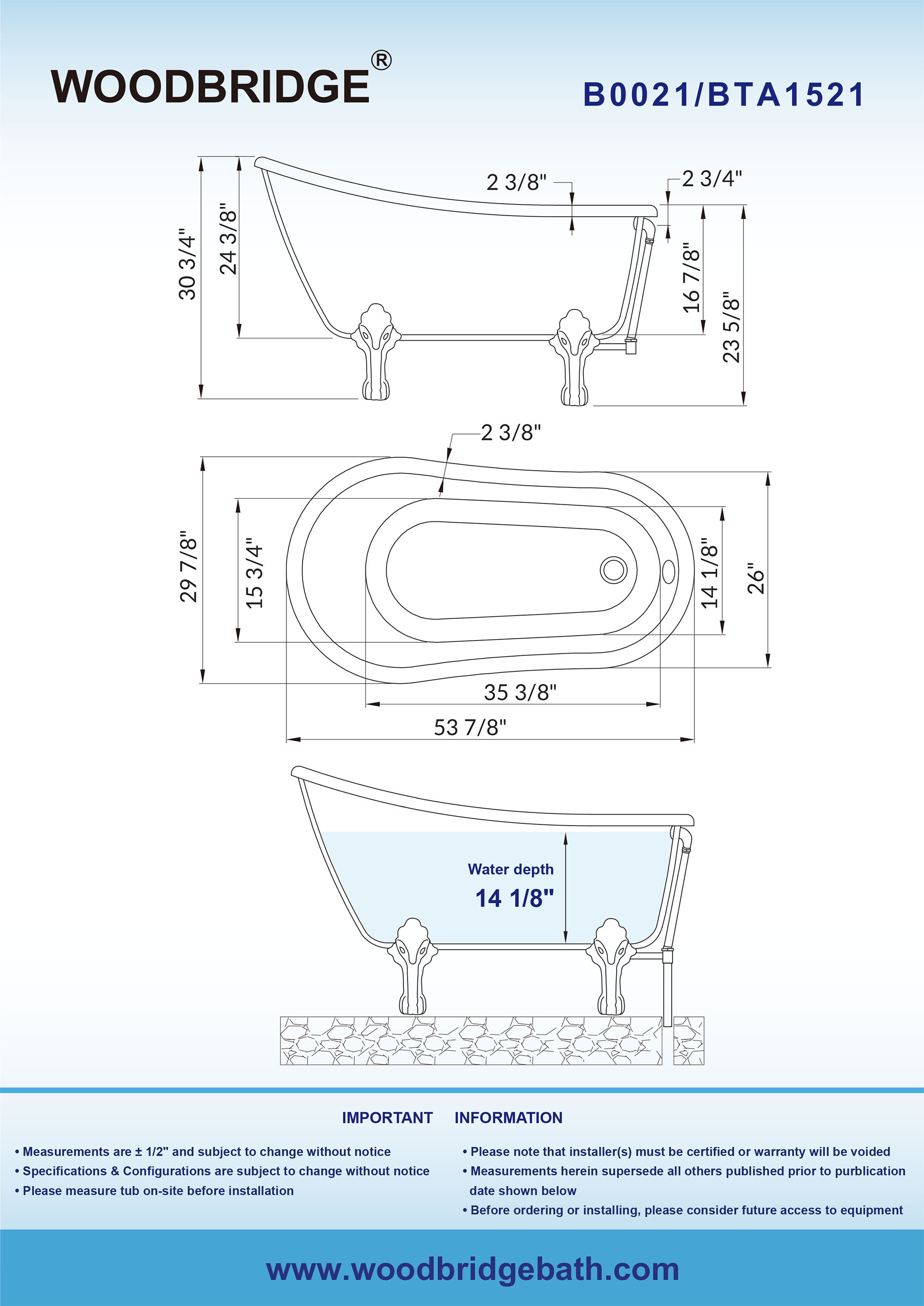 Woodbridge LB362 bathtubs - View #15