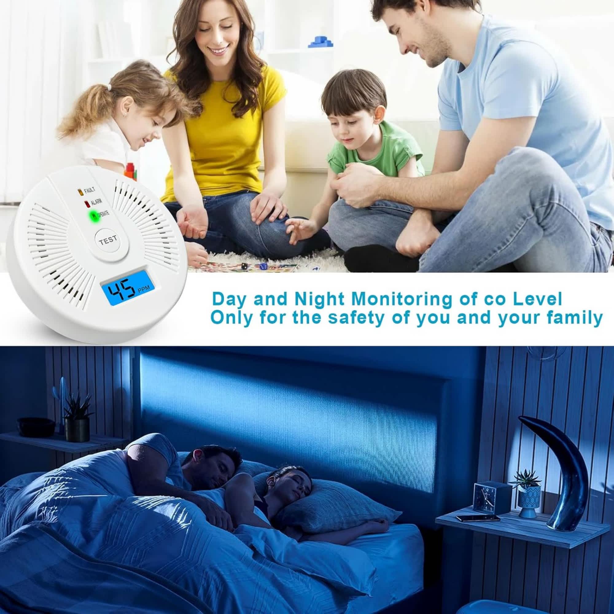 Vintage B0D2X52BH22PACK Carbon-Alarms - View #4