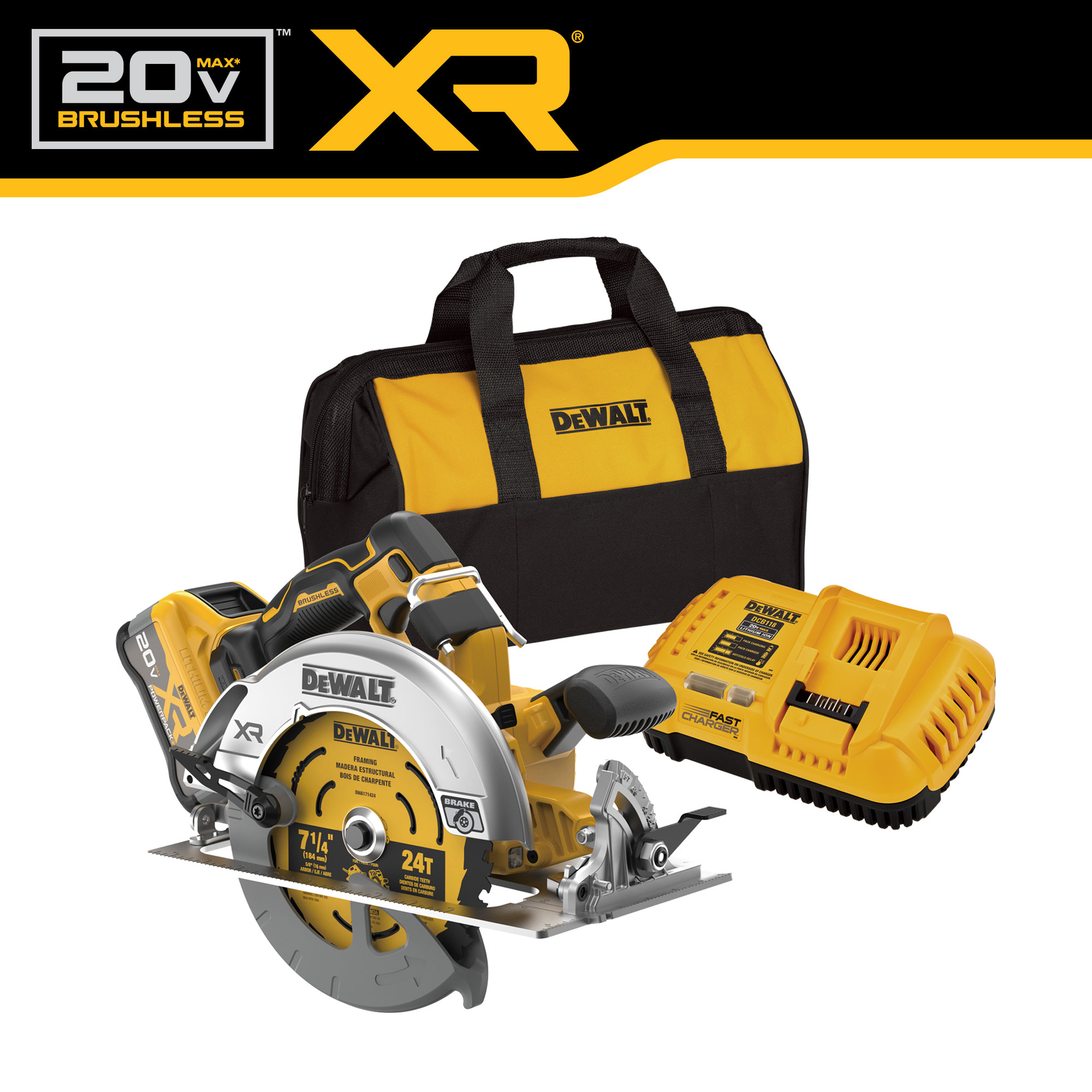 DEWALT XR 20-volt Max Variable Brushless Cordless Reciprocating Saw (Charger Included and Battery Included) DCS384WW1 Sansujyuku sansujyuku.com