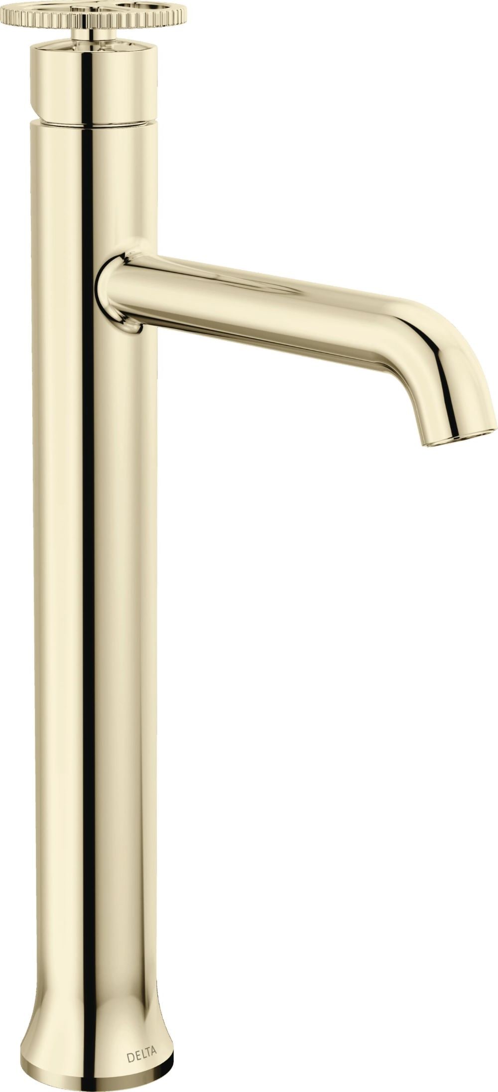 Delta 758-PN-DST Trinsic Polished Nickel Vessel 1-handle WaterSense Low-arc Commercial/Residential Handle Bathroom Sink Faucet