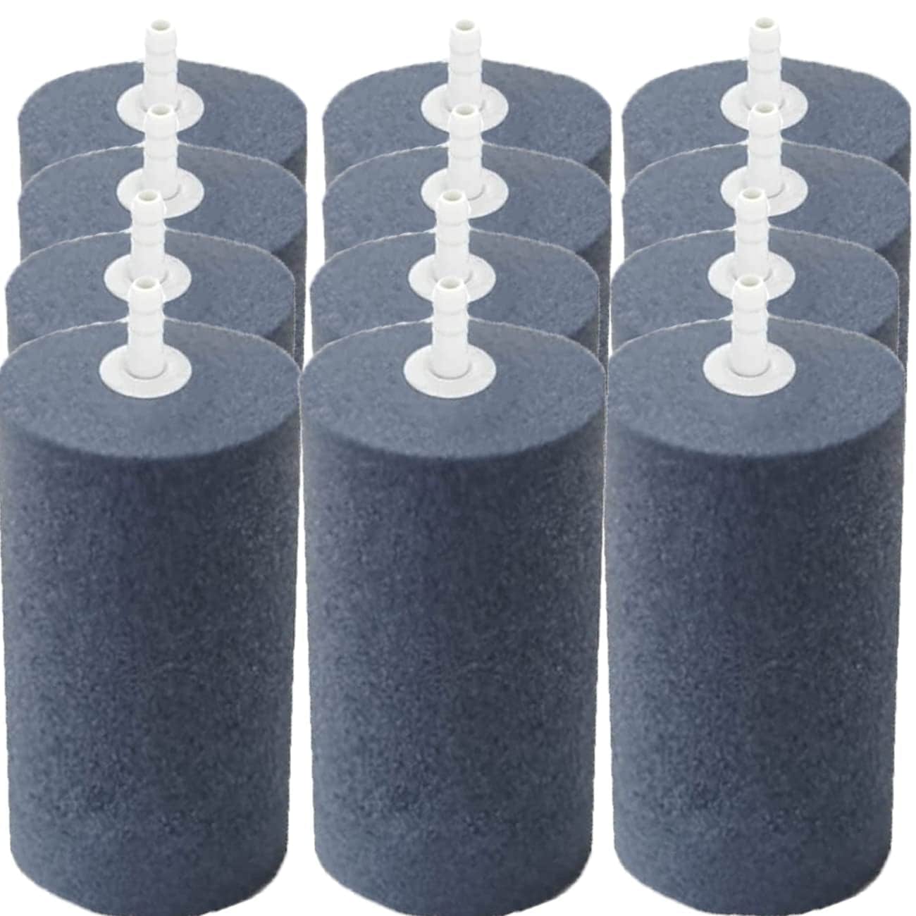 AKSCYZM -  Large Air Stone Cylinder 4 x 2 Inch for Aquarium Fish Tank Pond Hydroponics Air Pump G...