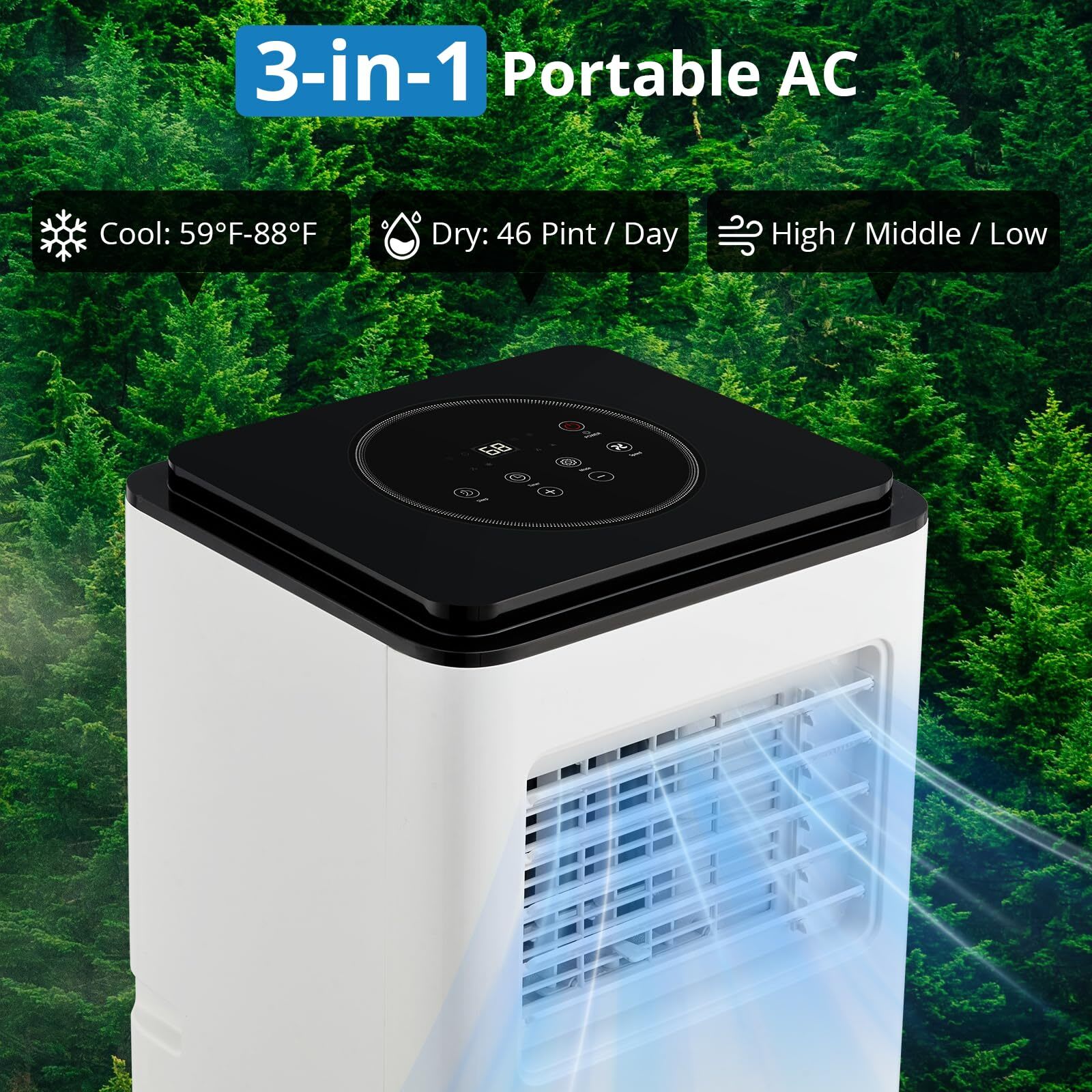 Qeetex LLPKT-PHO10GP3BBX Portable-Air-Conditioners - View #3