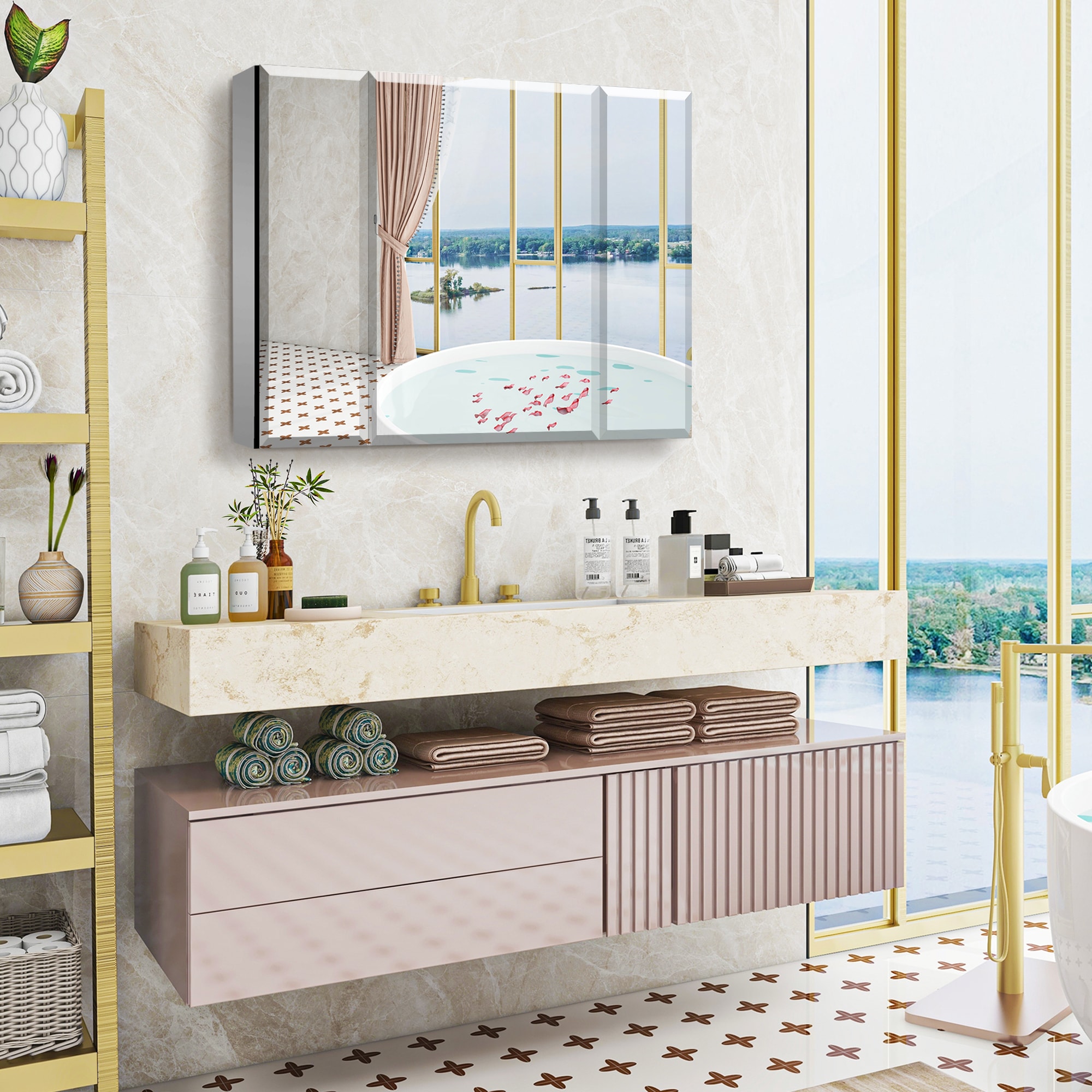 WELLFOR GIJ-MED05-3626SL Bathroom-Medicine-Cabinets - View #6