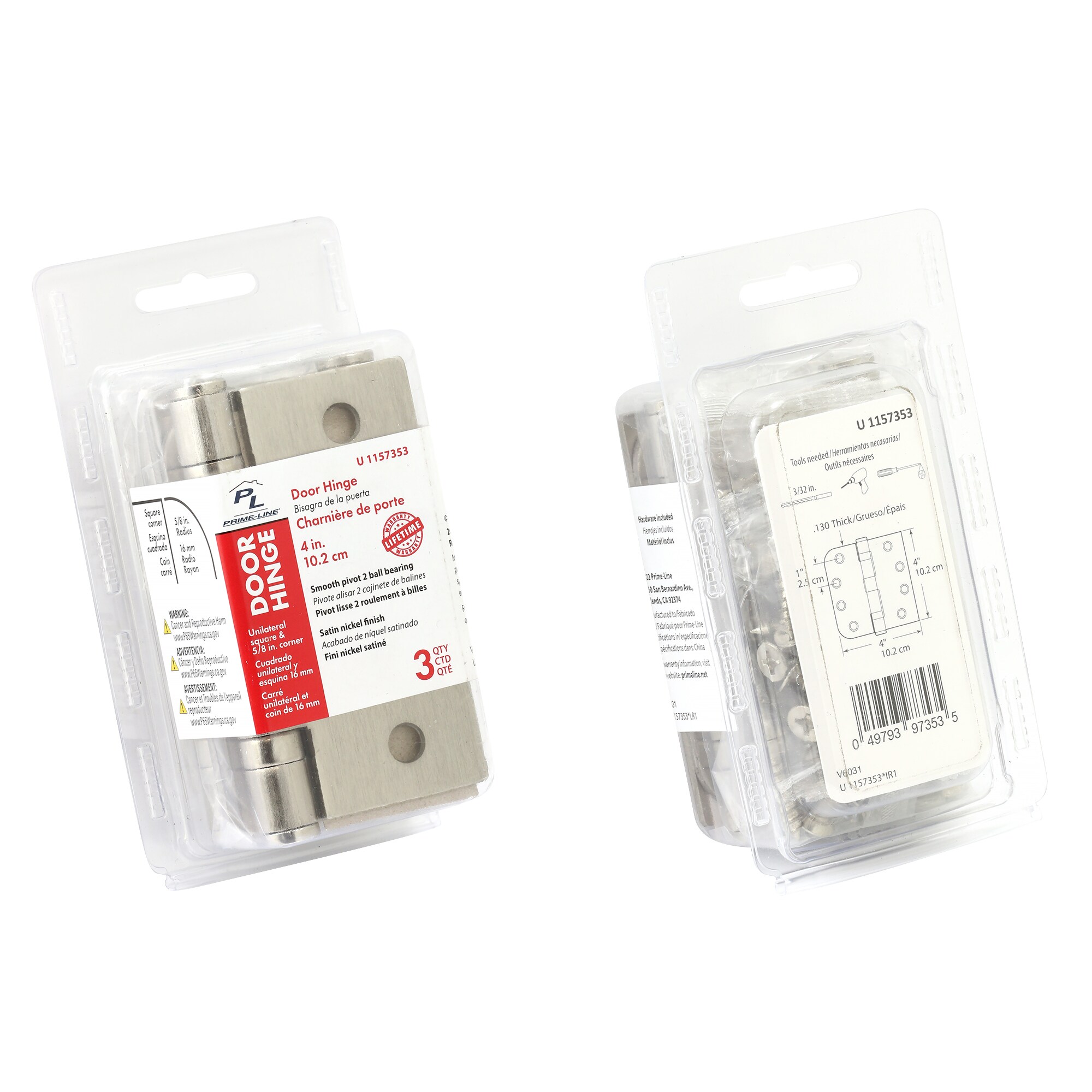Prime-Line U 1157353 Entry-Door-Hinges - View #2
