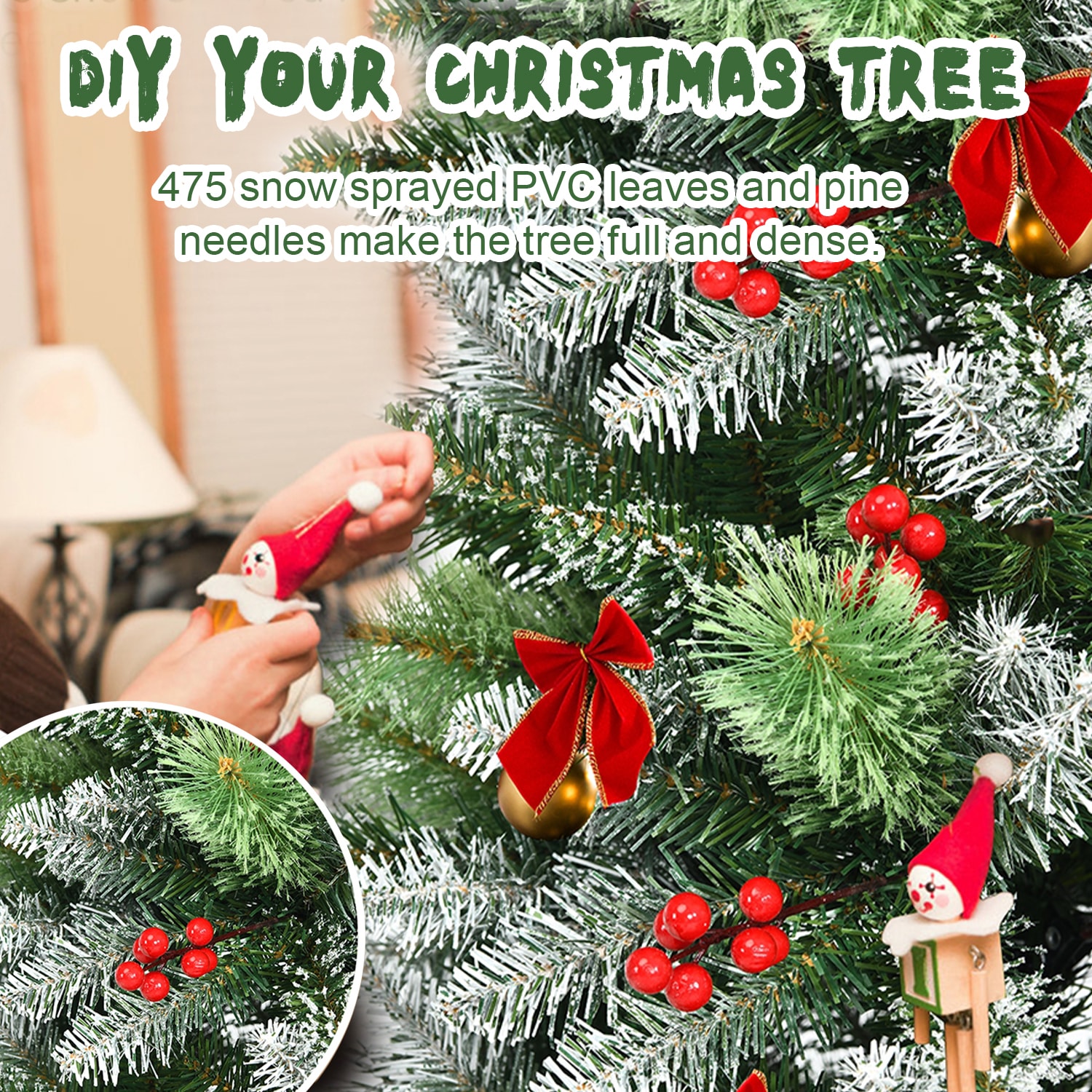 WELLFOR CM-HJY-23548 Artificial-Christmas-Trees - View #5