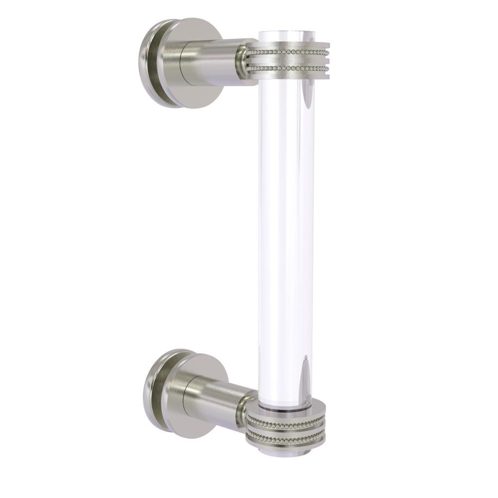 Allied Brass CV-407D-8SM-SN Satin nickel 8-Inches Hinged shower door Handle