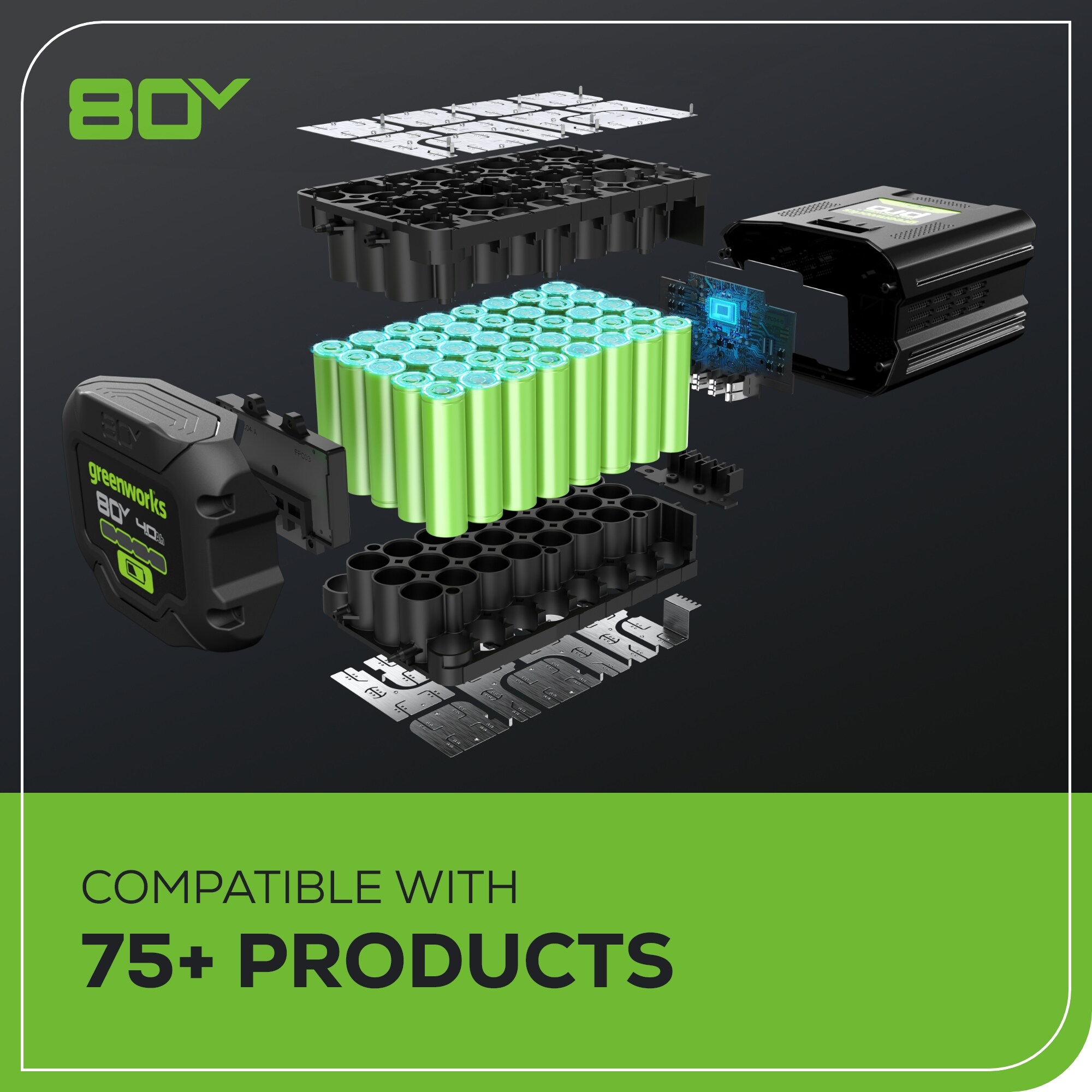 Greenworks BPB80L410 Cordless-Electric-Blowers - View #14