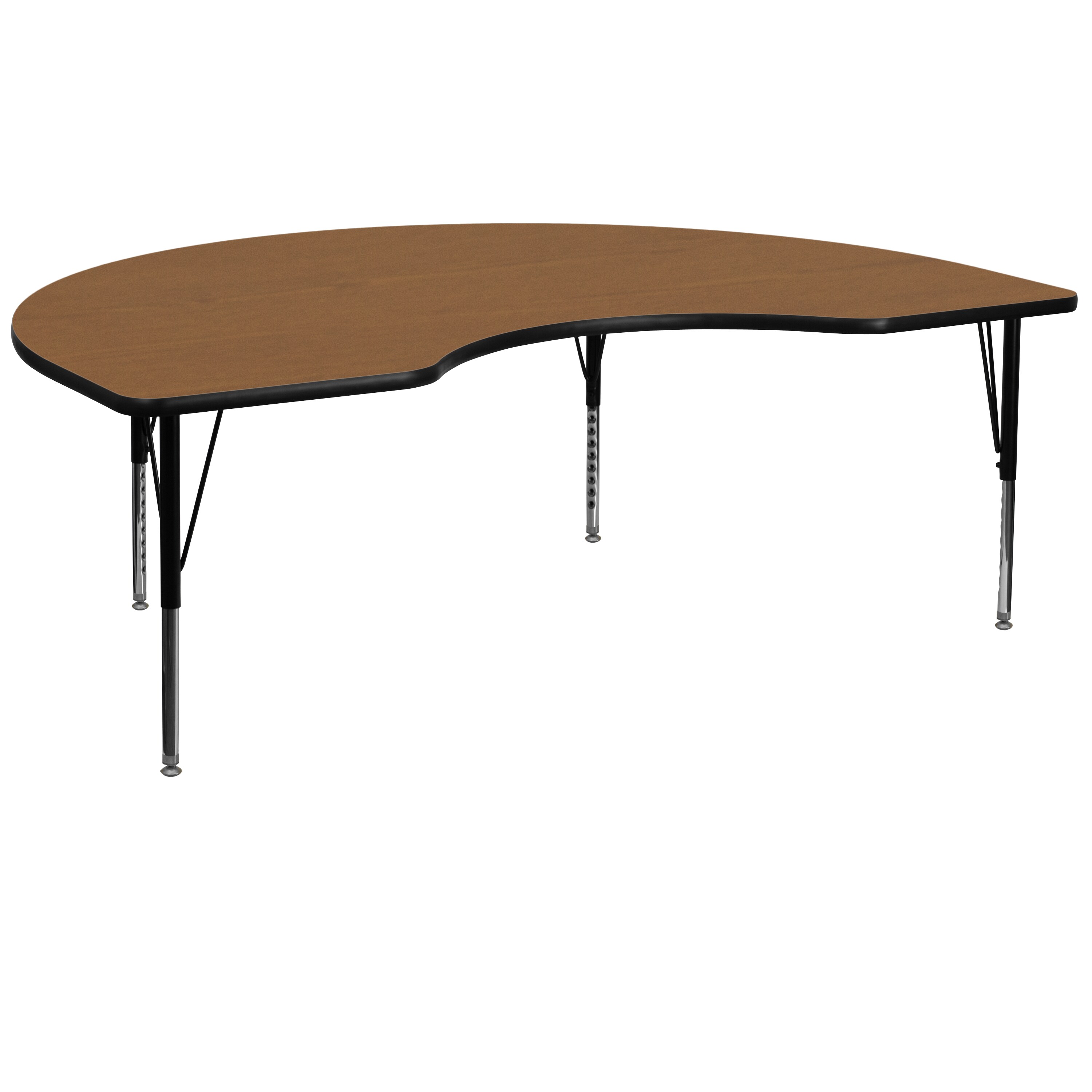 Flash Furniture 847254024501 Wren Oak Half-round Kid's Play Table