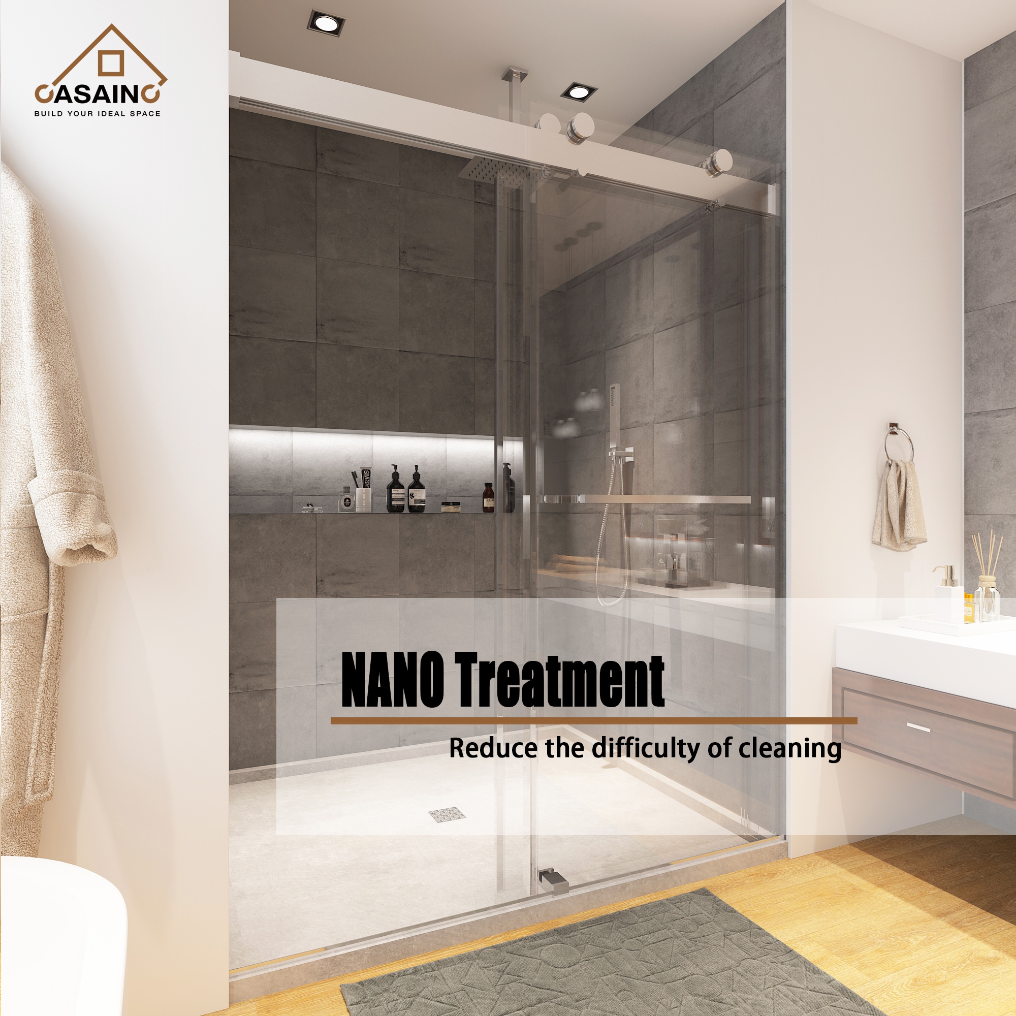 CASAINC CABN03-60 Shower-Doors - View #9