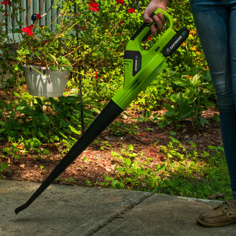 Earthwise 20-volt 70-CFM 150-MPH Brushless Handheld Cordless Electric Leaf Blower 2 Ah (Battery & Charger Included)