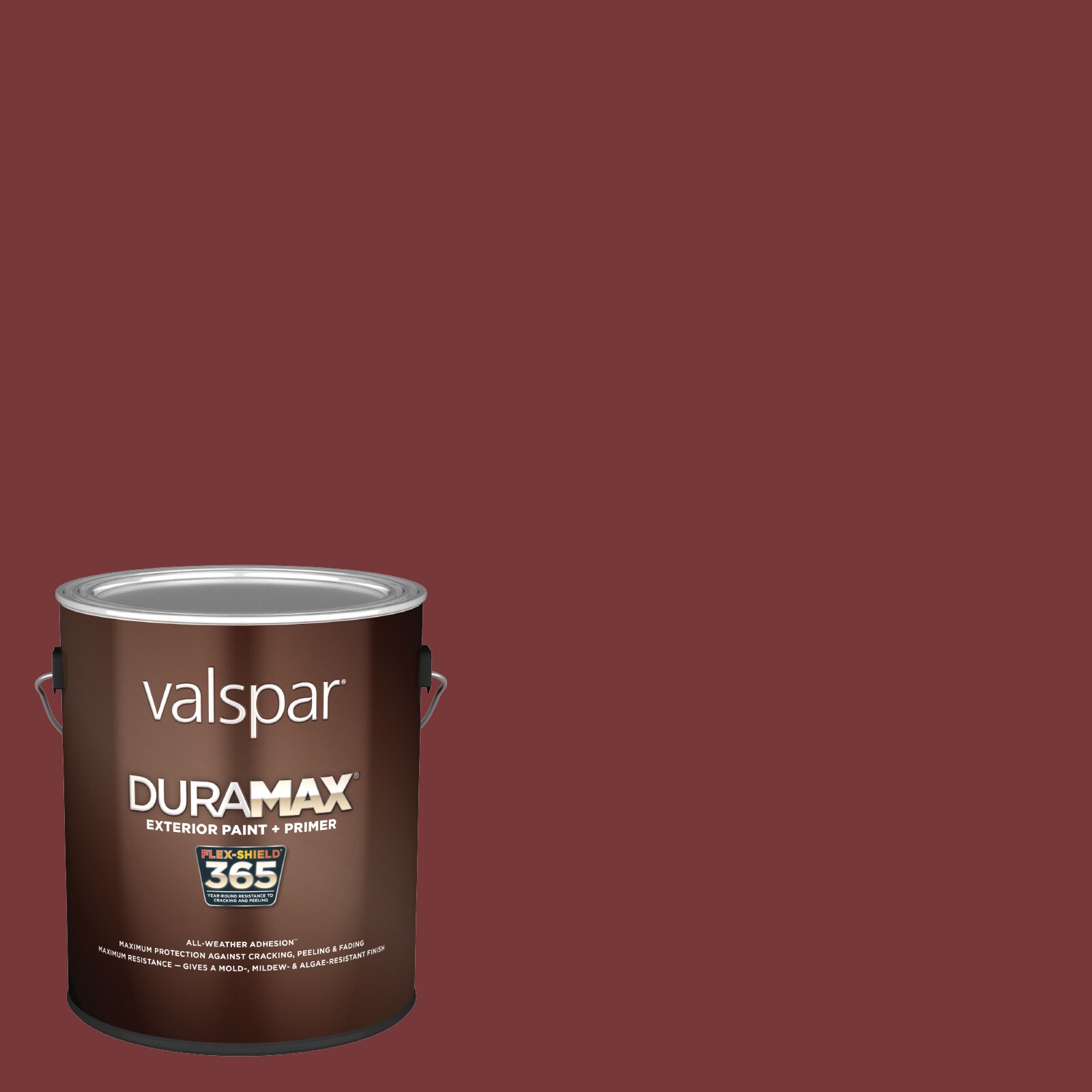 Valspar 1011-4-77957 Duramax Semi-gloss Posh Red 1011-4 Latex Exterior Paint + Primer ( 1-gallon )