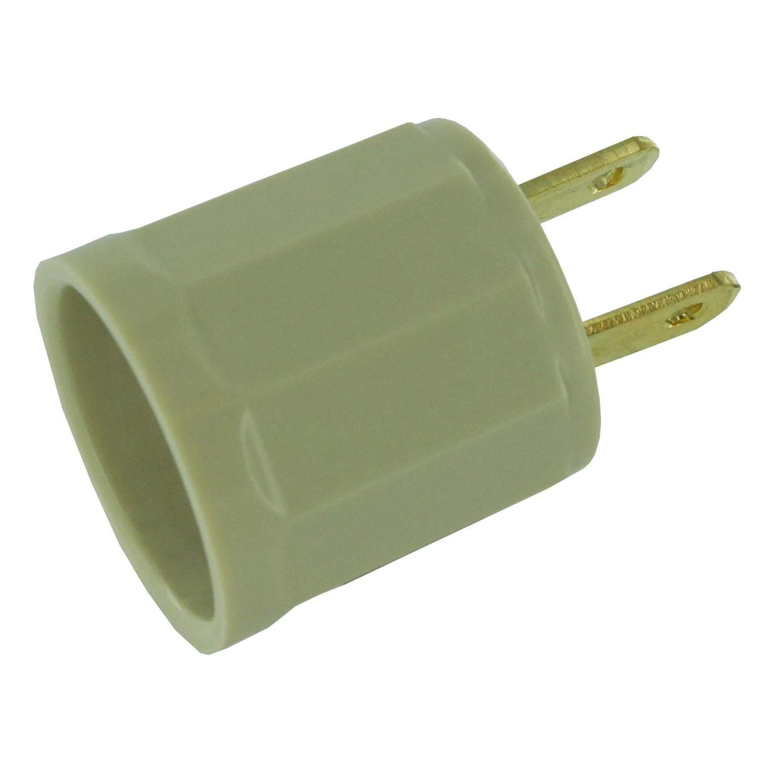 Leviton LAMPHOLDER ADAPTER IVORY (Pkg of 10) #FBA006-00061-00-B0AC