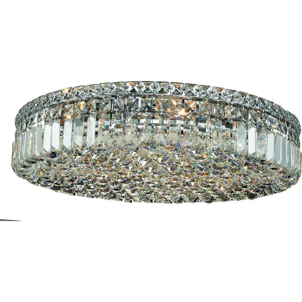 Elegant Lighting A-EL-V2030F24C/RC Maxime 9 - Light Chrome Steel