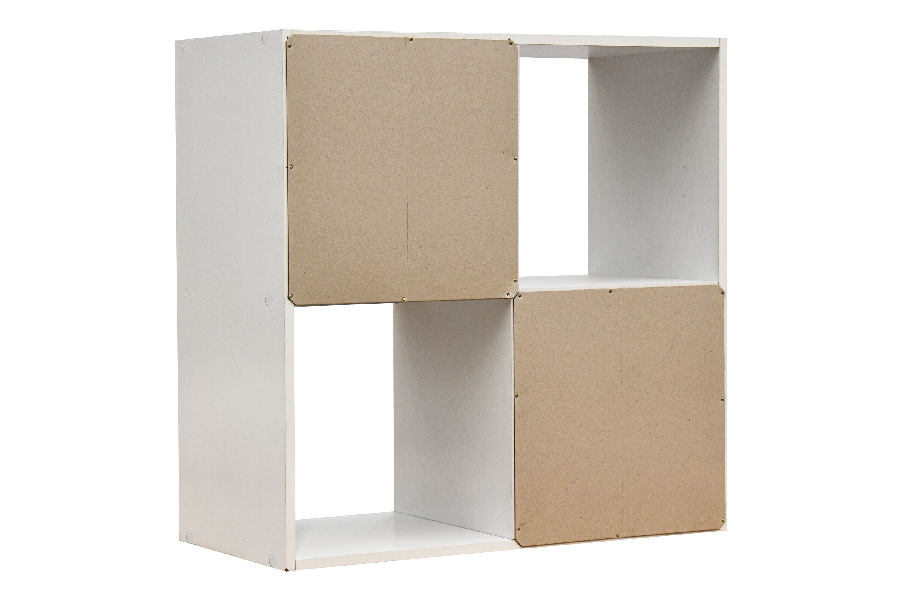 Style Selections 19.38-in H x 24.13-in W x 11.63-in D White Stackable Wood  Laminate 15 Cube Organizer in the Cube Storage Organizers department at