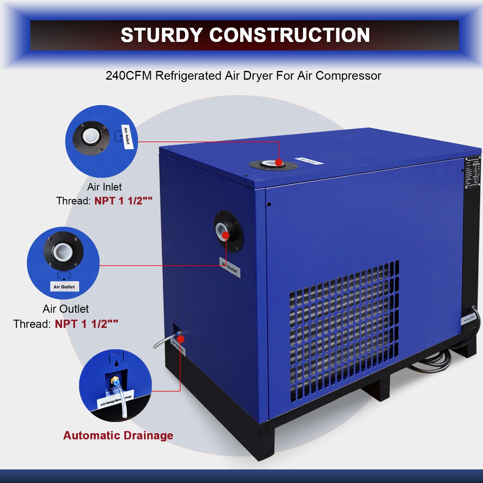 ModernLuxe L3P-N818P370120S Air-Compressors - View #6
