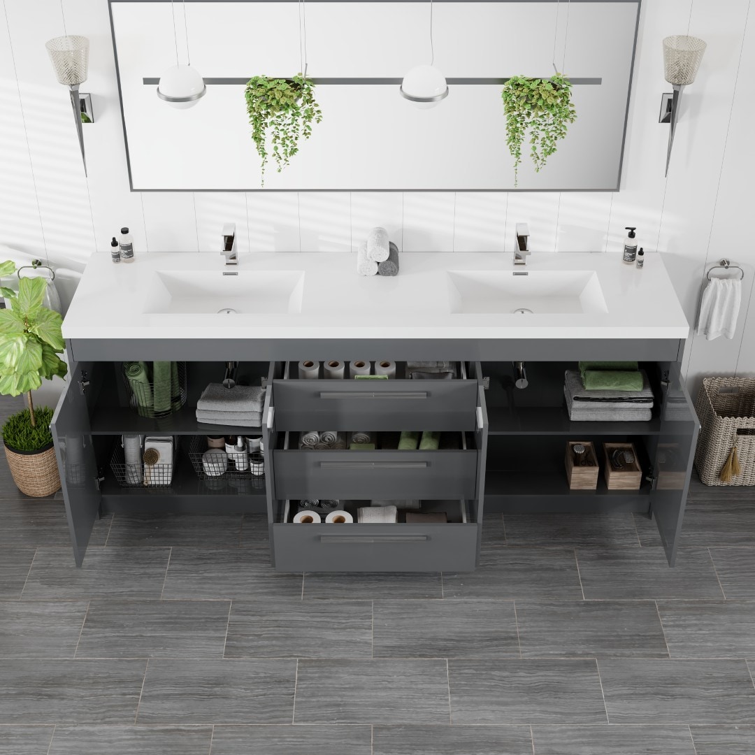 Eviva EVVN1900-8-84GR Bath-Vanity-Combo - View #4
