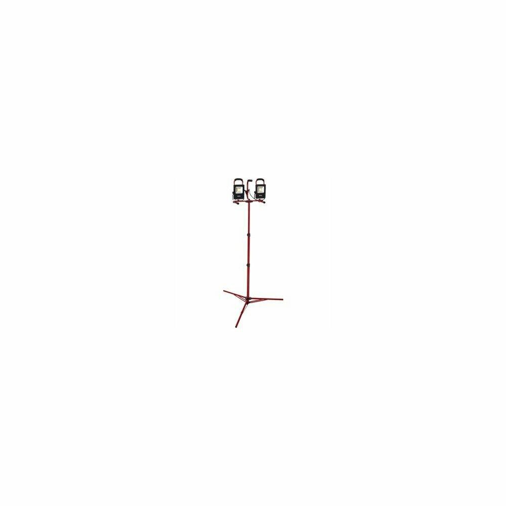  EGLE17703 Bayco BYSL-1522 4400 Lumen LED Convertible Dual Fixture Work Light on Tripod Stand