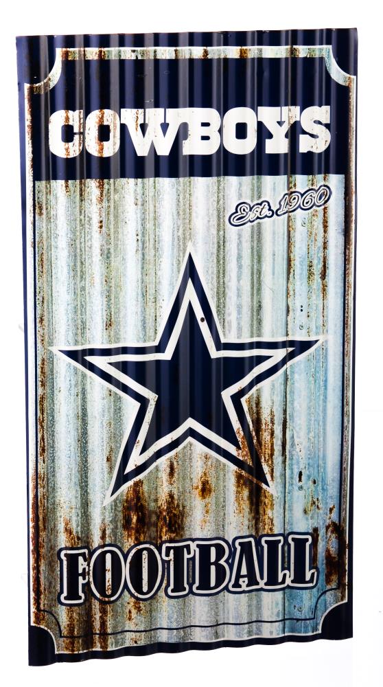 Authentic Street Signs Dallas Cowboys Metal 12-in H x 12-in W