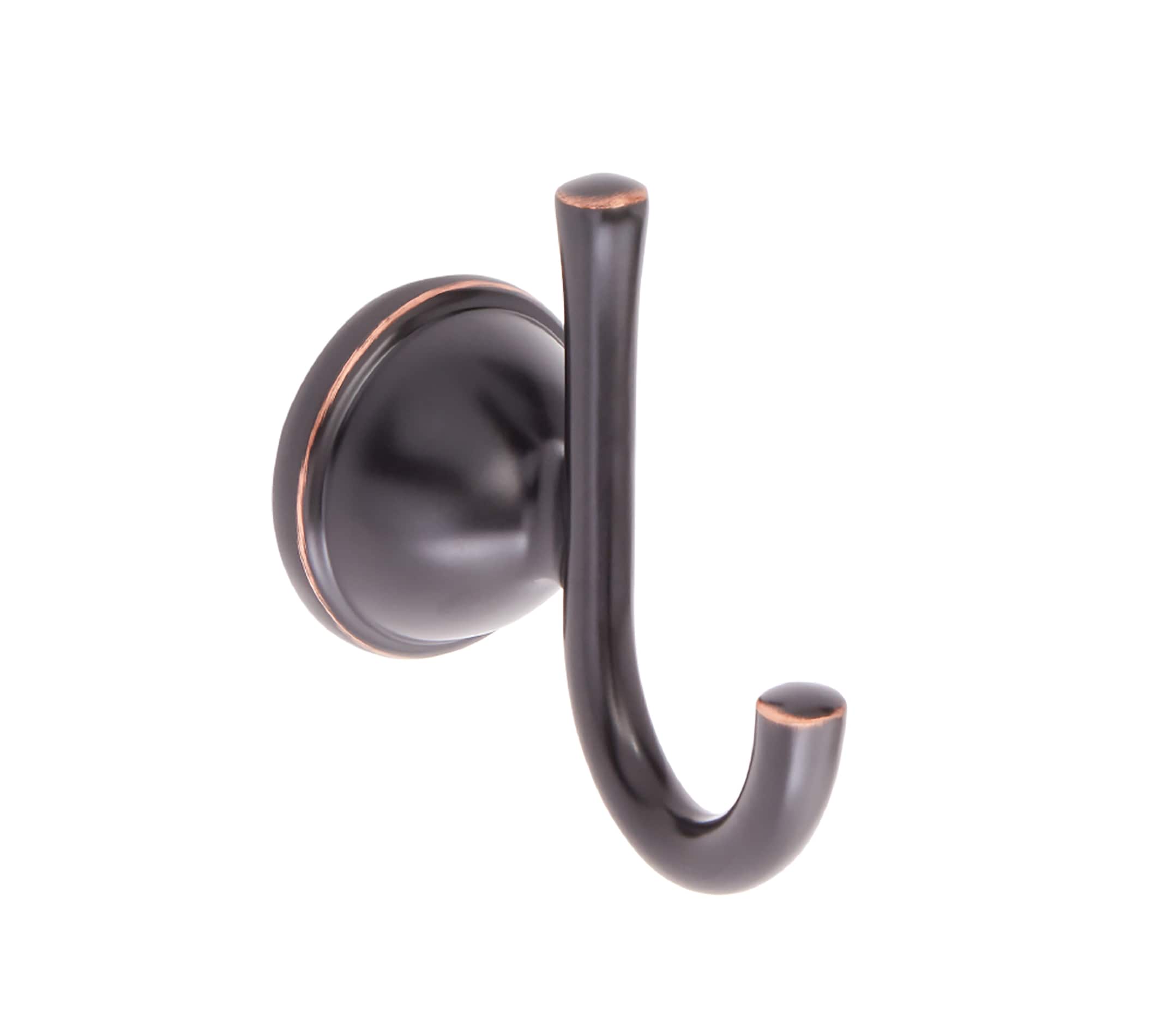 Style Selections Donevan Oil-Rubbed Bronze Single-Hook Wall Mount Towel Hook  in the Towel Hooks department at