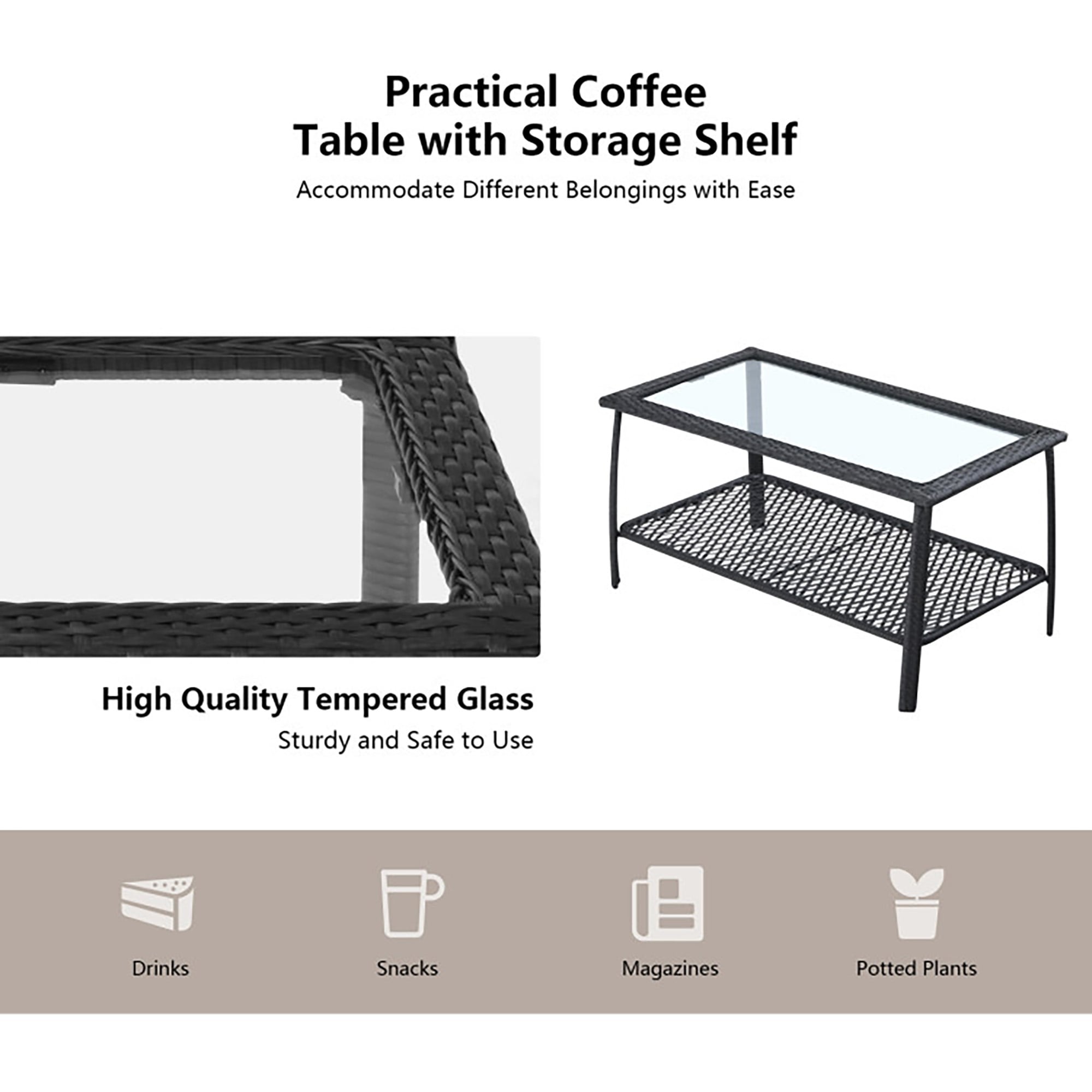CASAINC WF-KS100 Patio-Conversation-Sets - View #7