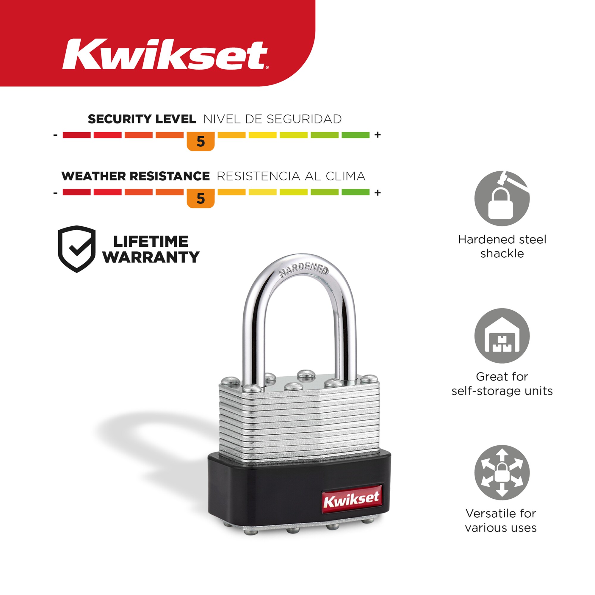 Kwikset 90260-102 Padlocks-Locks-Cables - View #7