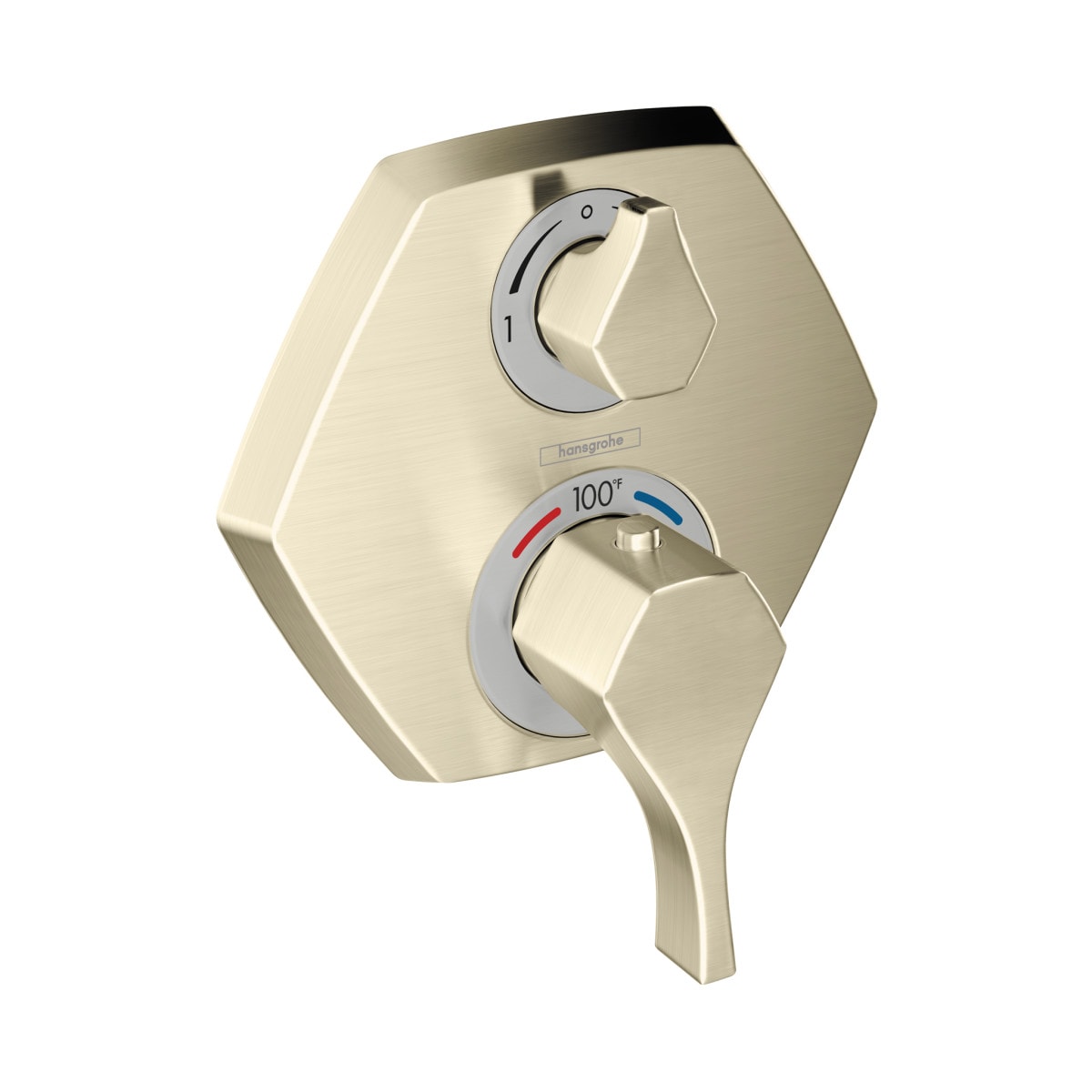 Hansgrohe 04820820 Brushed Nickel 2 -Handle Lever Shower Faucet Handle