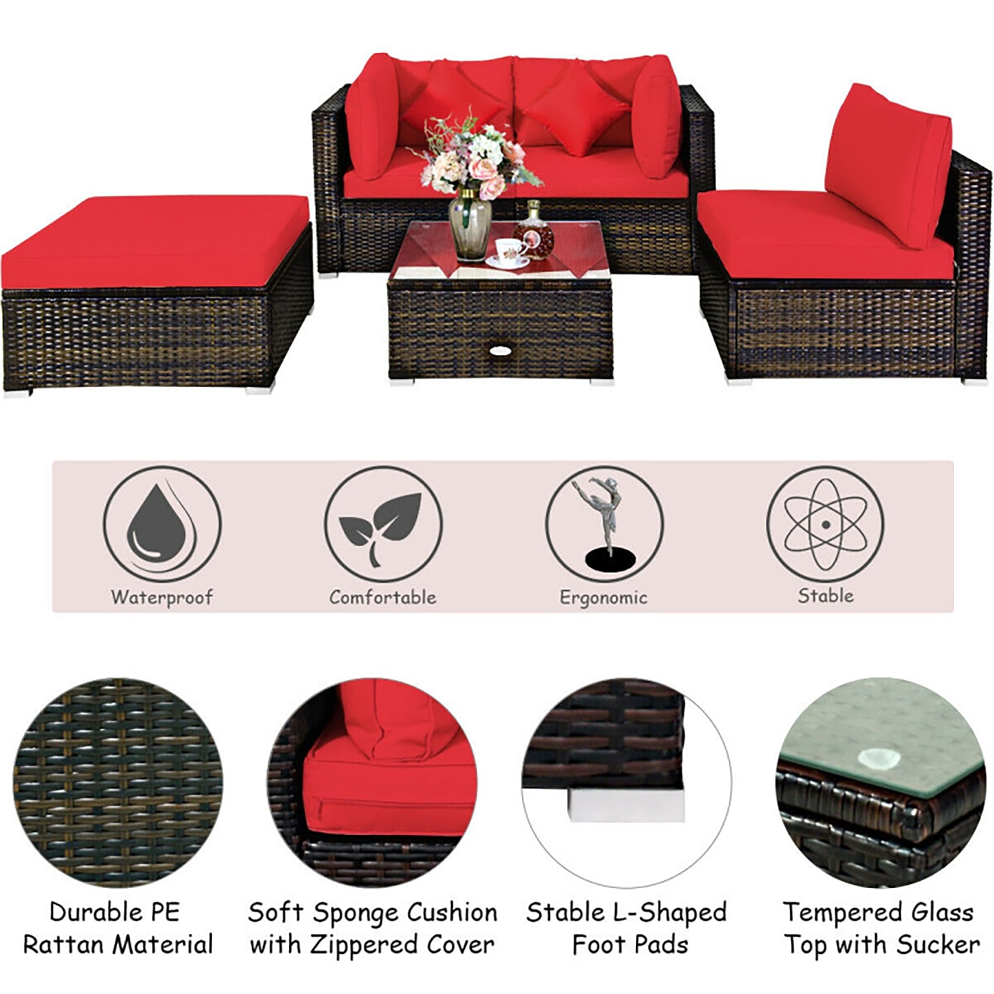 CASAINC TR-SH000101AAE Patio-Conversation-Sets - View #7