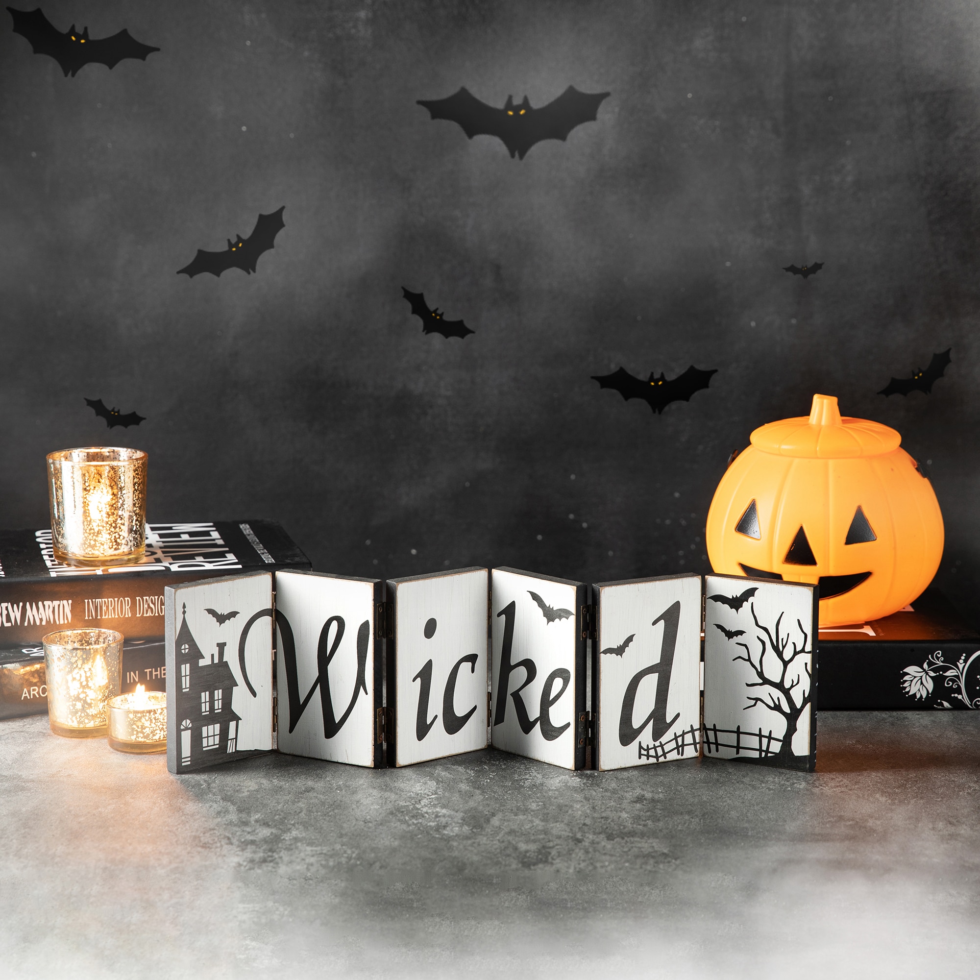 Glitzhome 2006200013 Table-Halloween-Decor - View #5