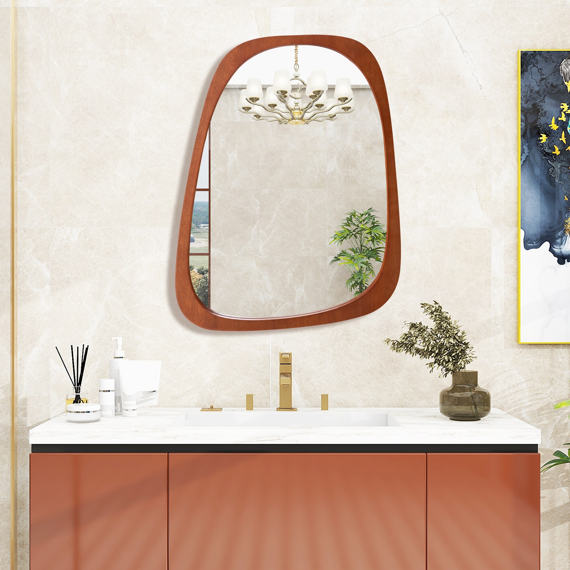 WELLFOR BMJ10205NA Framed-Bath-Mirrors - View #3