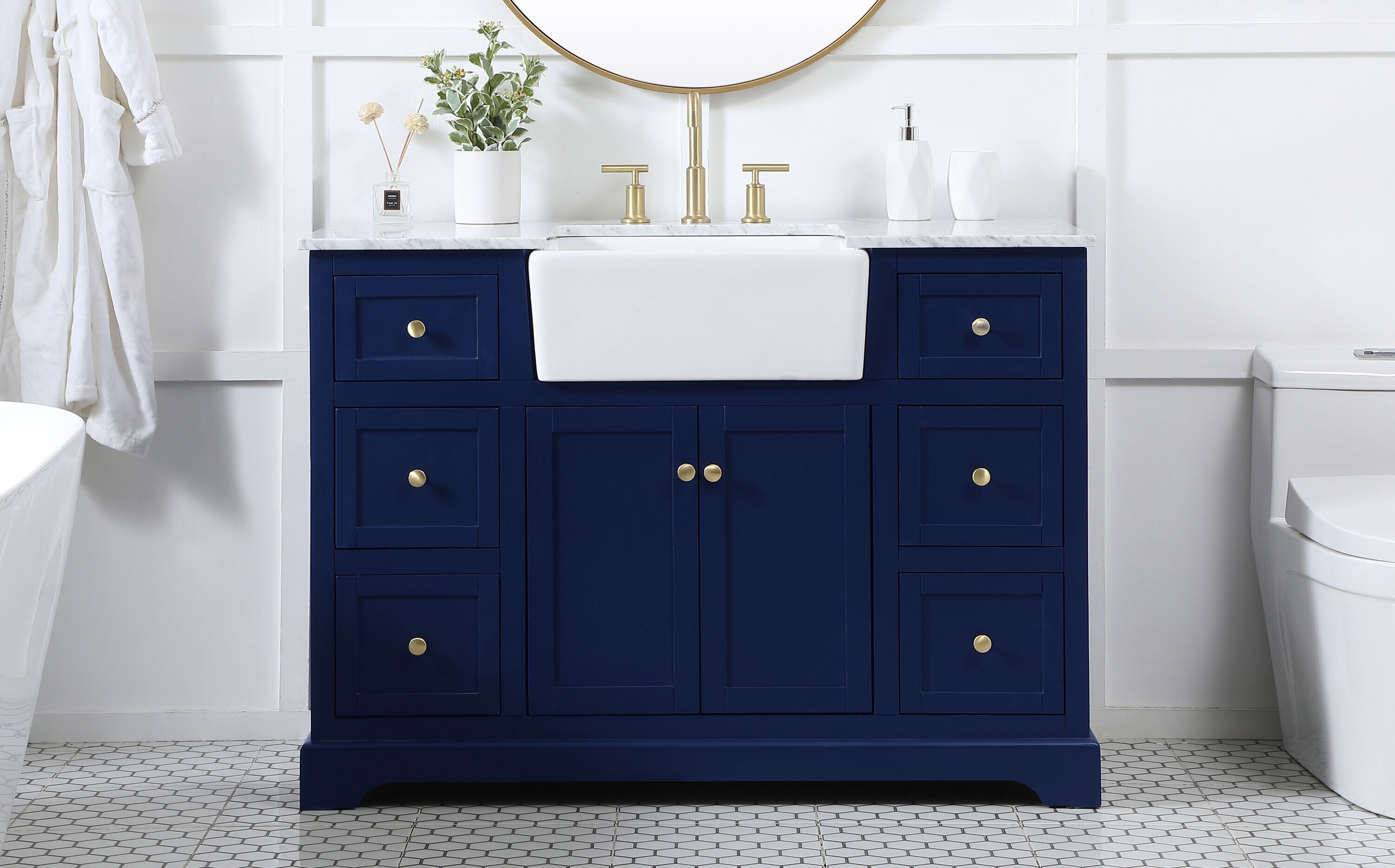 Elegant Decor HF180744BL Bath-Vanity-Combo - View #2