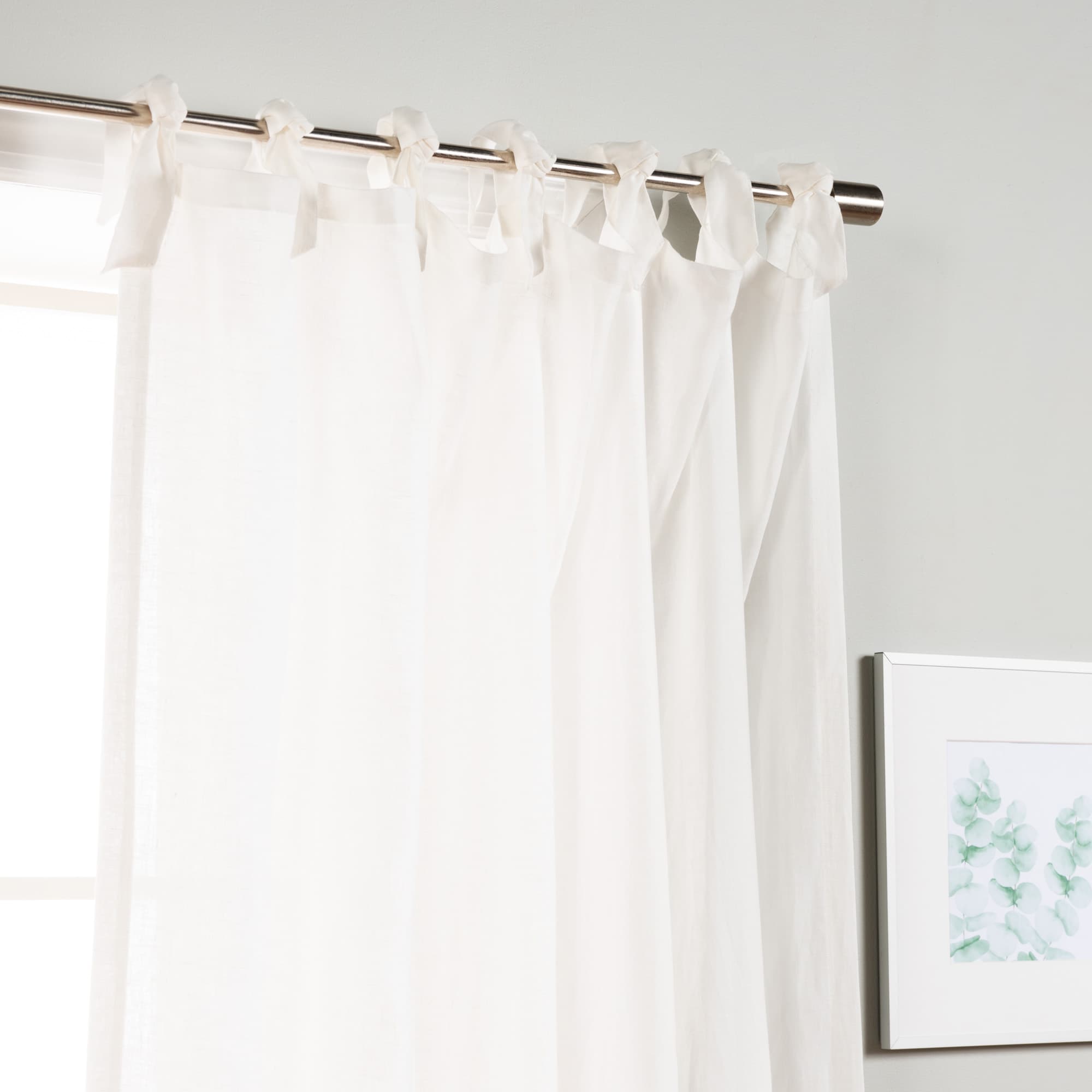Best Home Fashion YK-02-TIE-LN-96-WHIT curtains - View #3