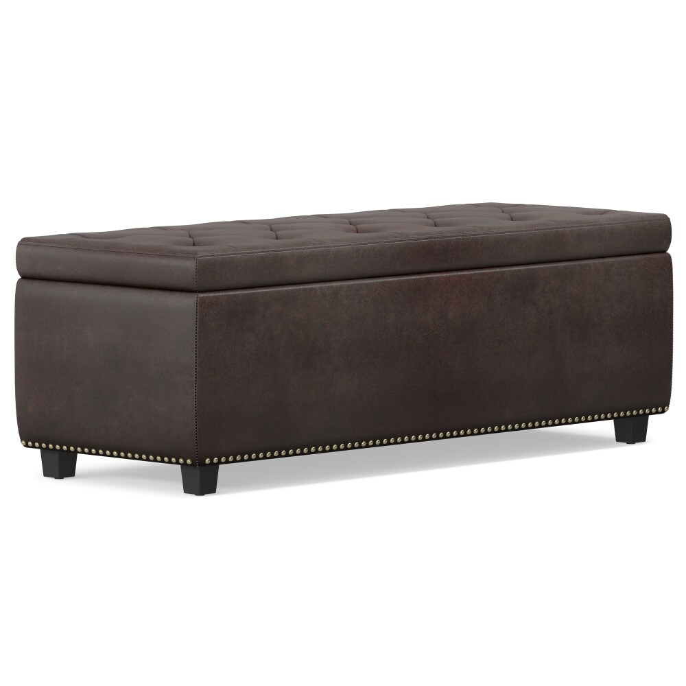 Simpli Home AXCOT-239-DBR Indoor-Ottomans - View #5