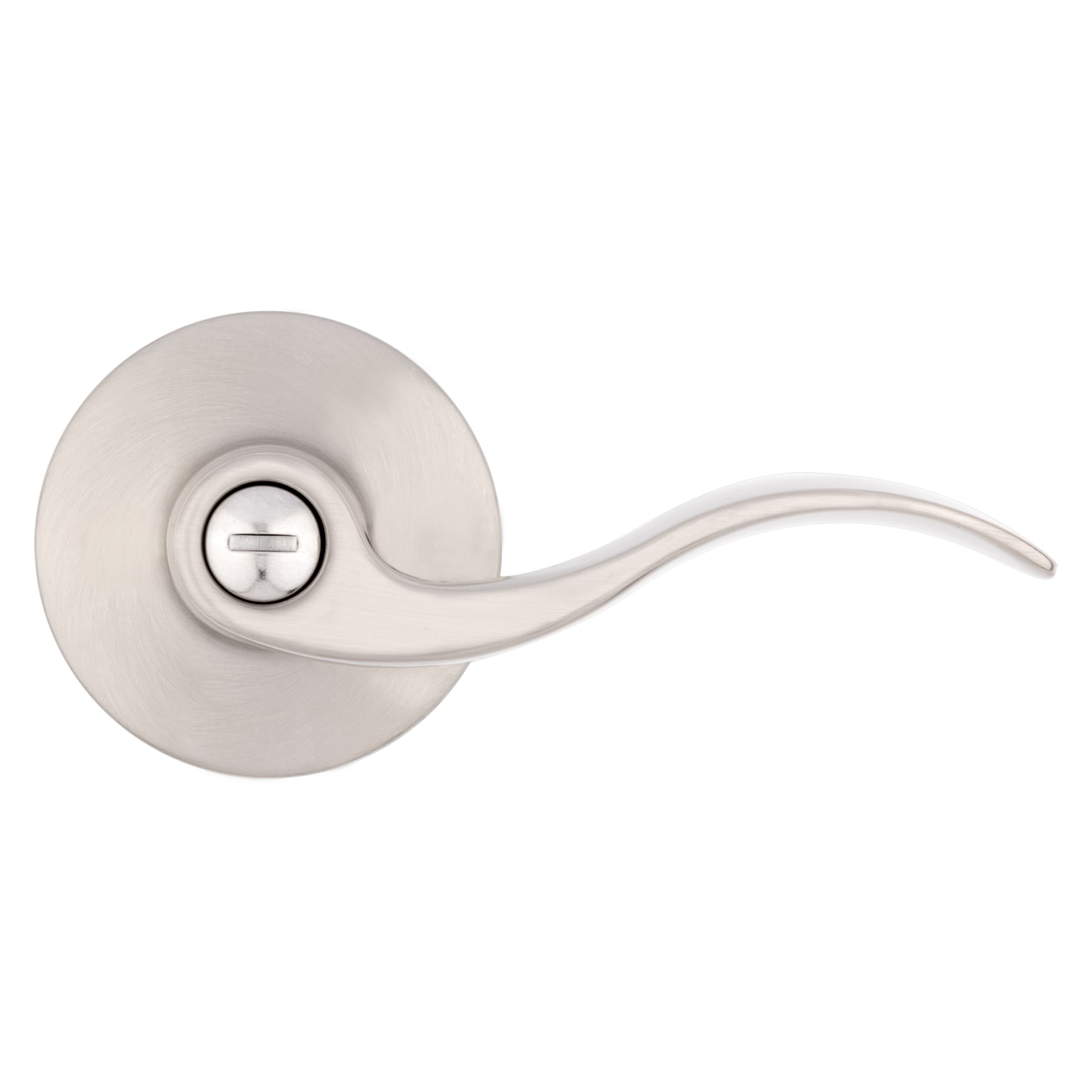 RELIABILT Olivia Satin Nickel Interior Bed/Bath Privacy Door Handle