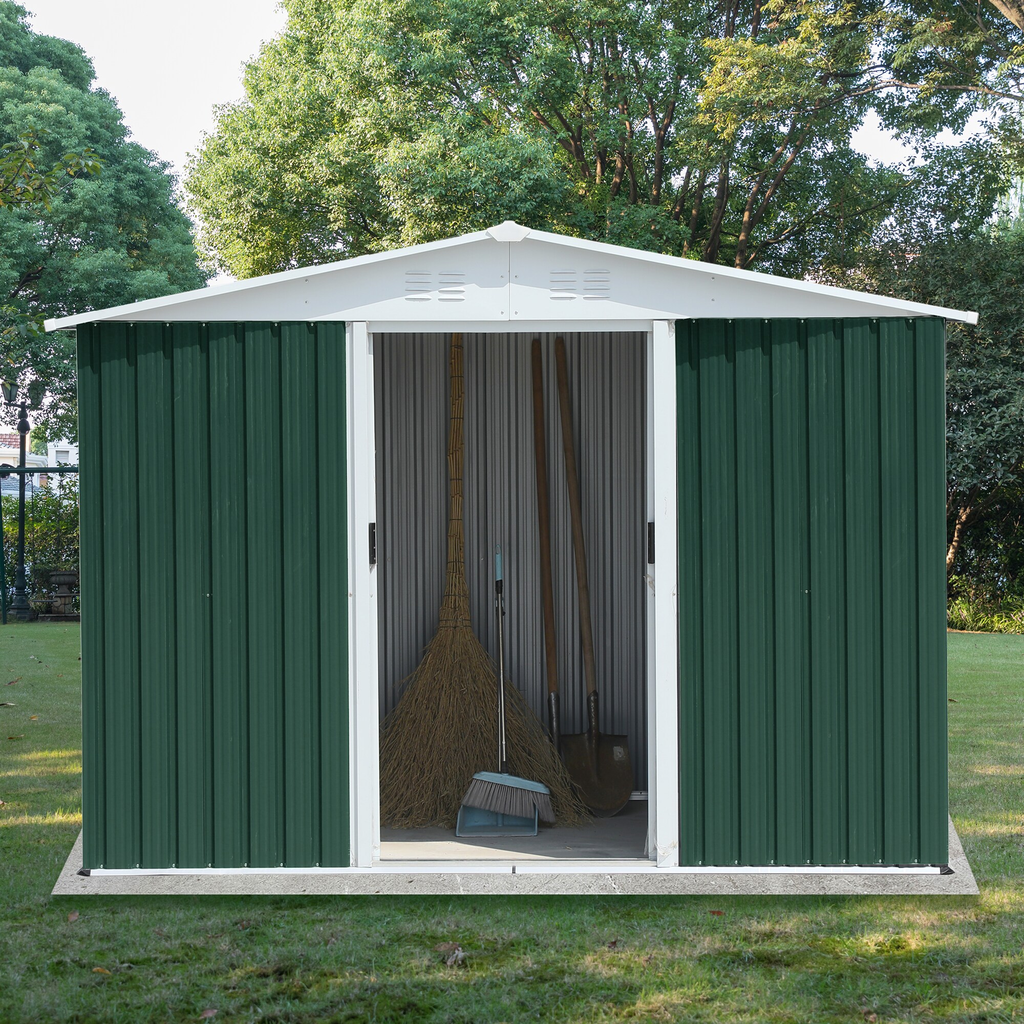 Clihome CL-W2794-00002 Metal-Storage-Buildings-Sheds - View #3