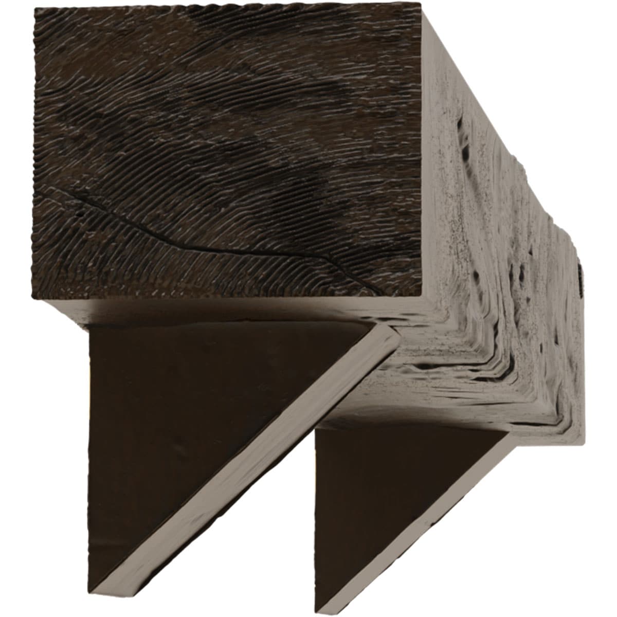 Ekena Millwork MANUHH08X12X72BKBM Mantel-Shelves - View #4