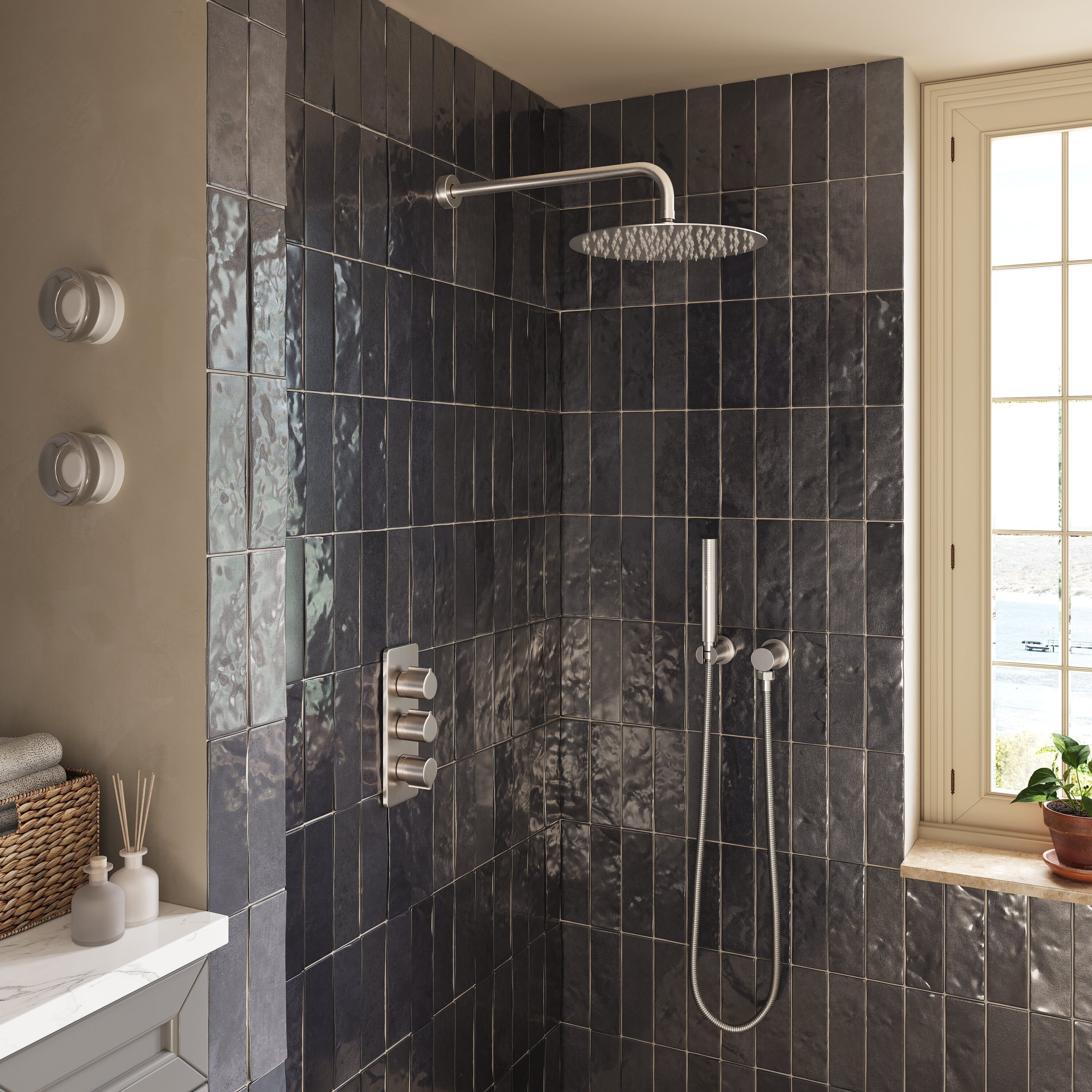 Boyel Living BLBR17004R12BN Fixed-Showerhead - View #3