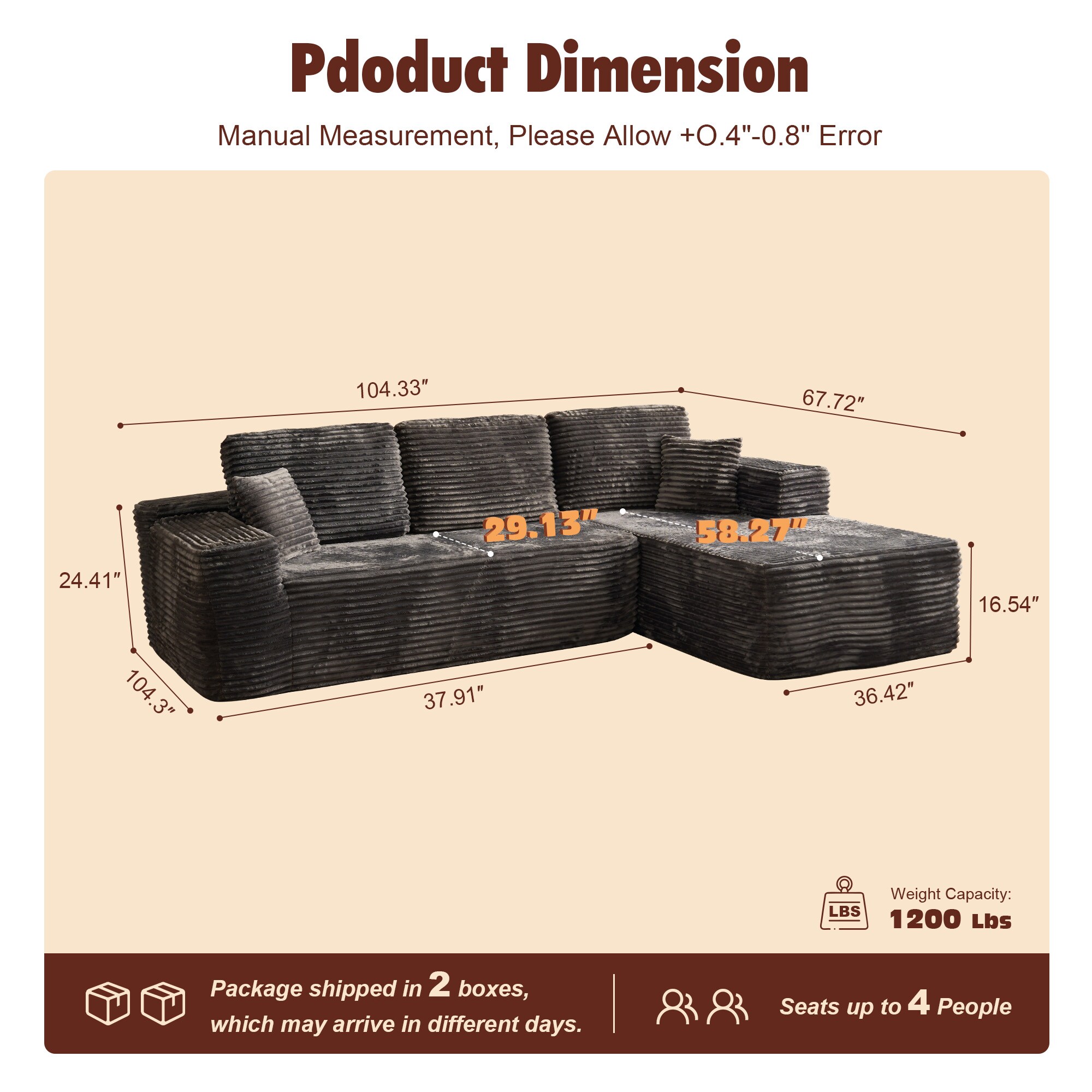 Pouuin SVI91R Sofas-Loveseats - View #10