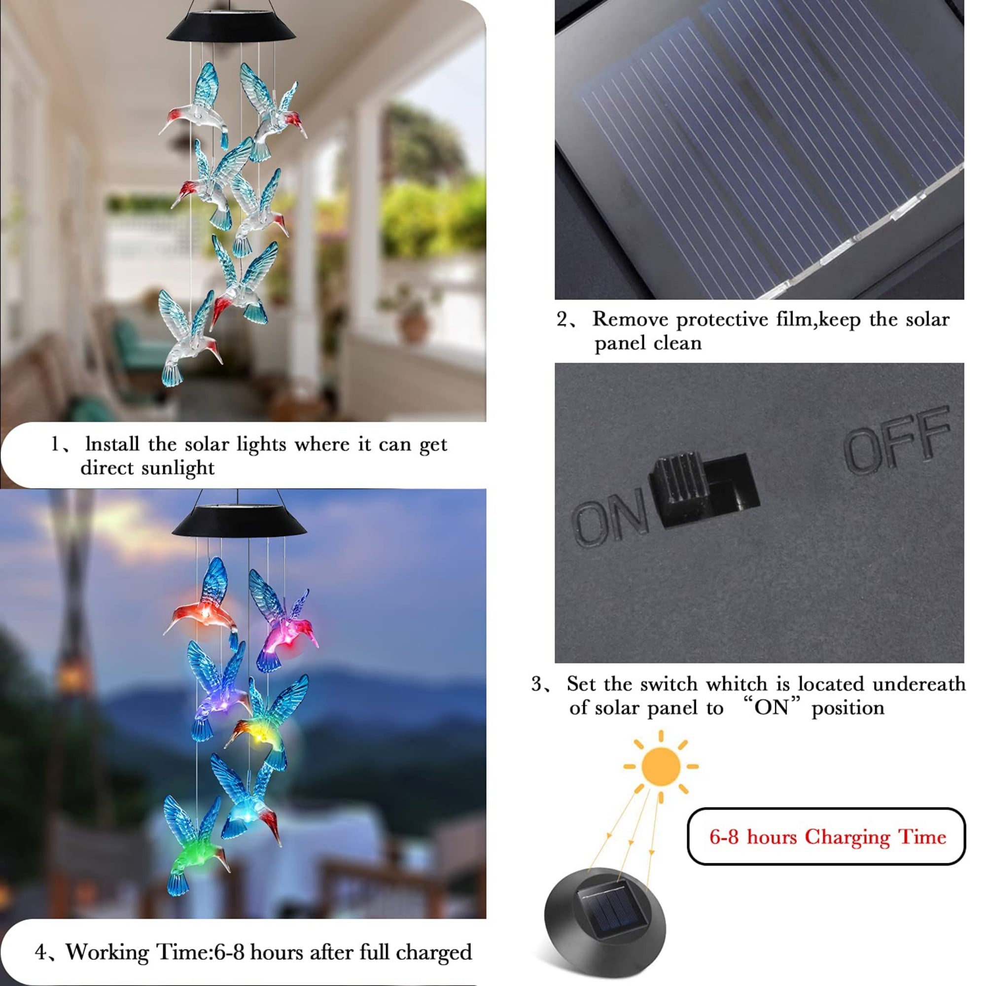 Numhew NHDREW43002 Wind-Chimes - View #5