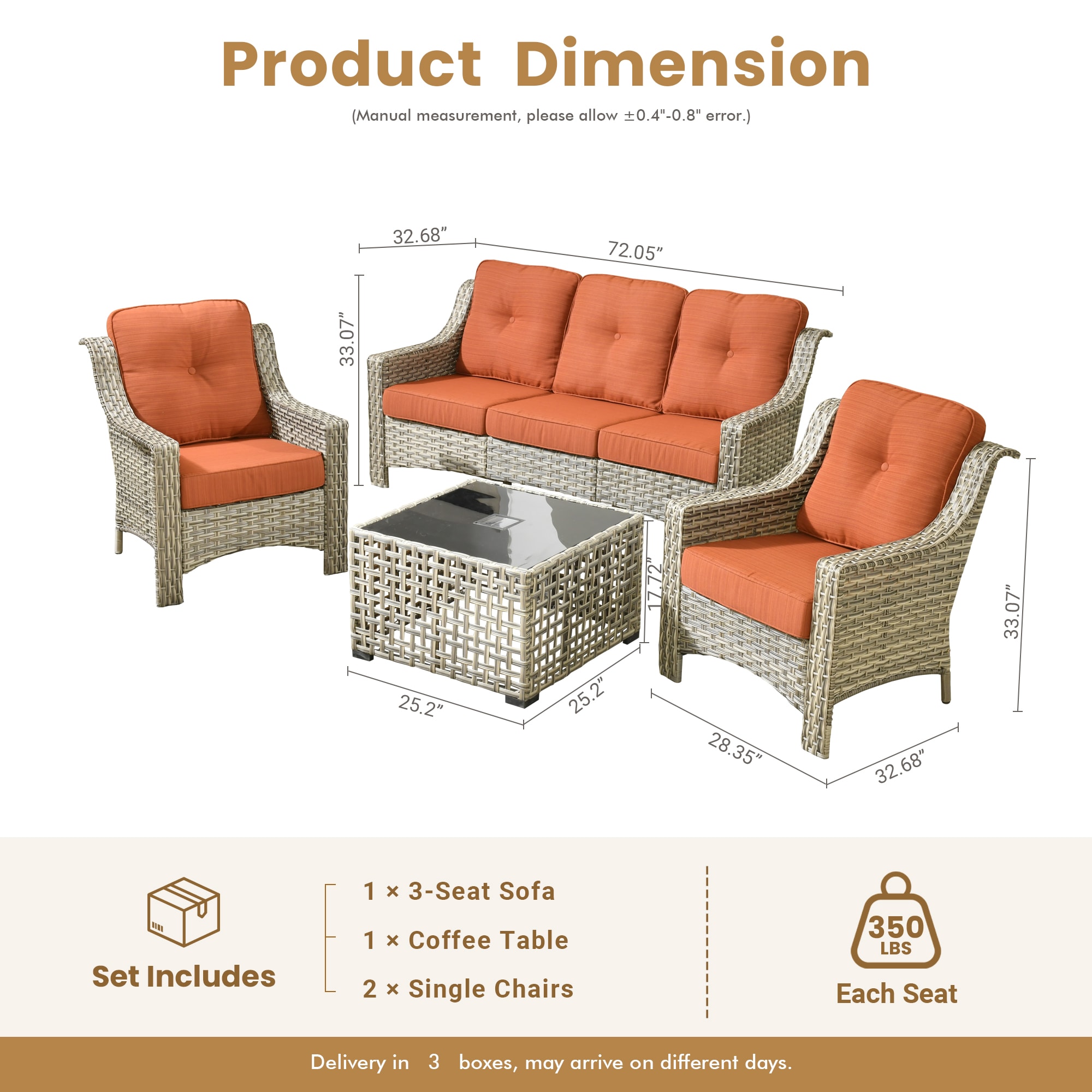 Caodoc L5-PAD804-T Patio-Sofas-Daybeds - View #5