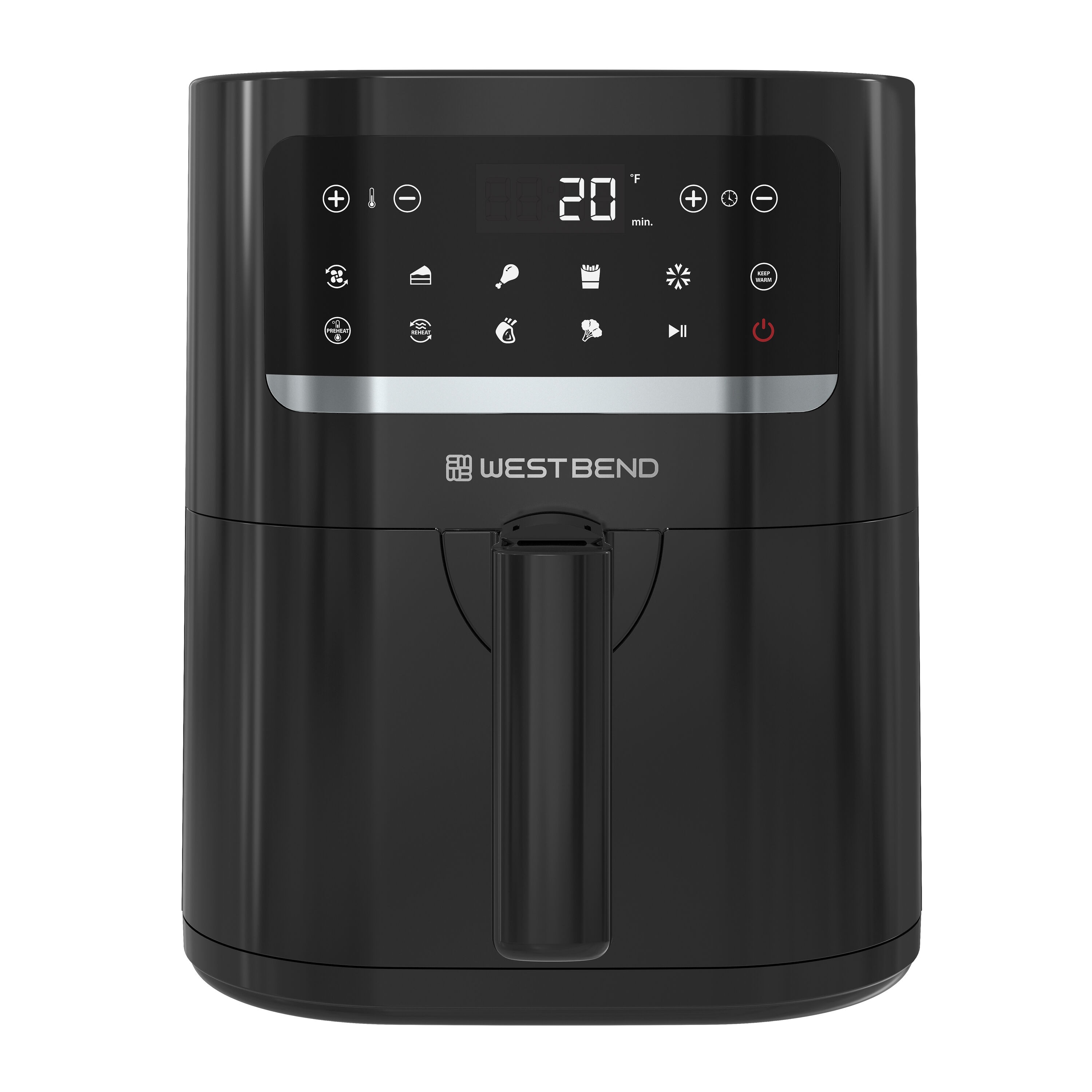 West Bend 5 qt. Air Fryer with 10 Presets, in Black