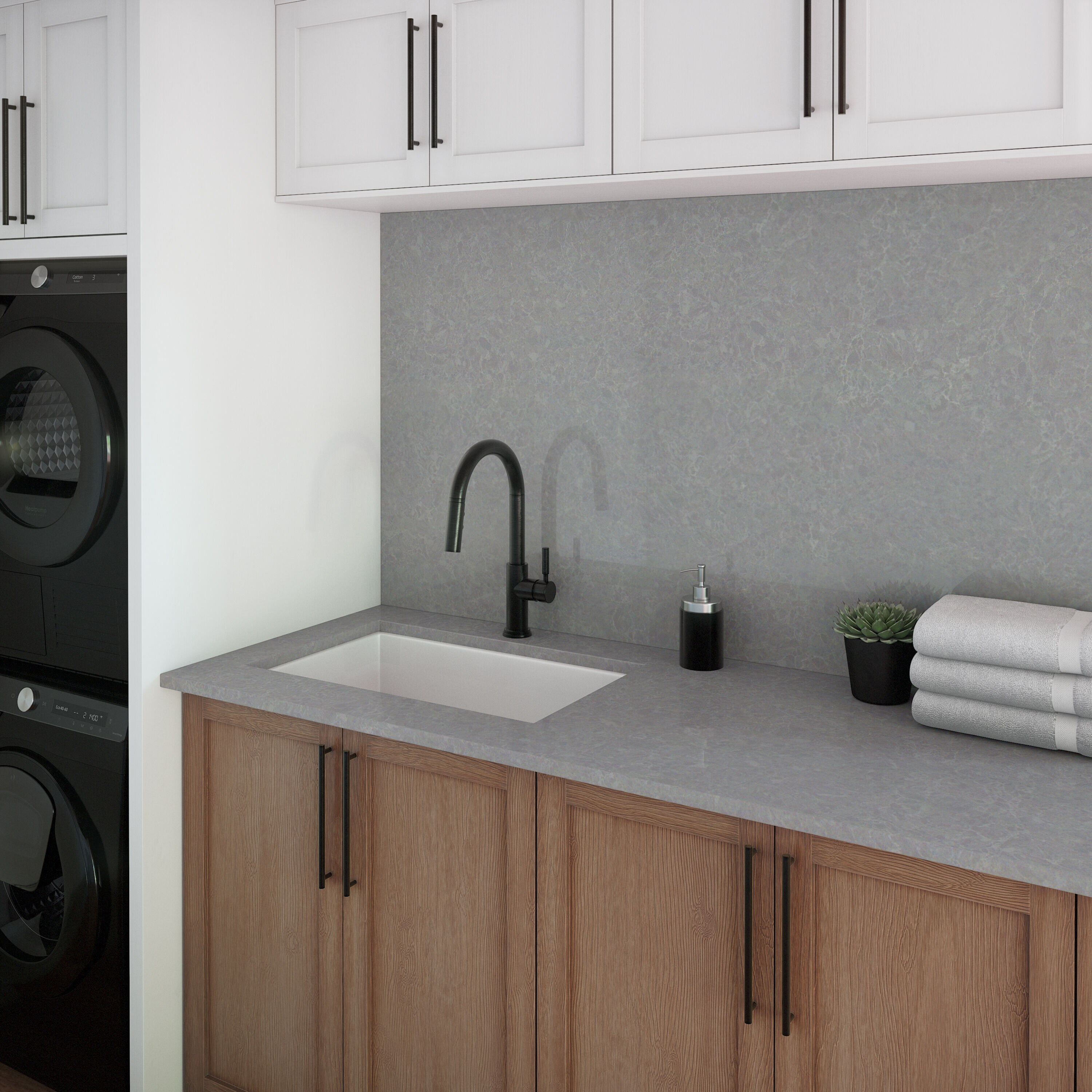 ONE Quartz OQ58SLBM11/4X1L Countertop-Samples - View #4