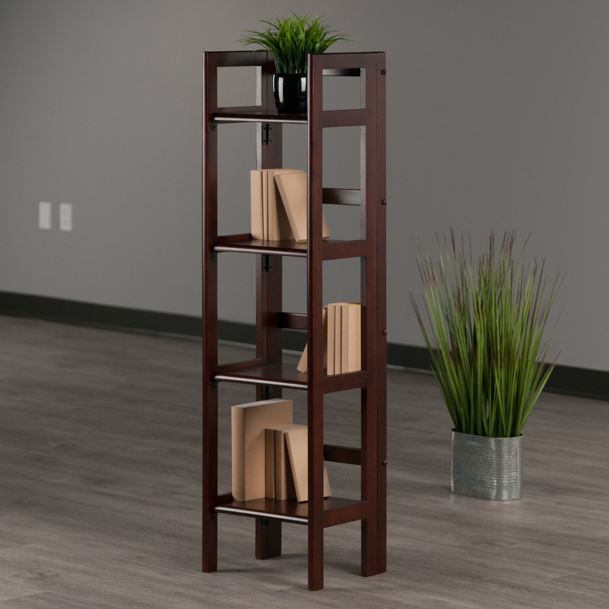 Flora Bunda 13 3-Tier Foldable Shelf in Brown | Michaels