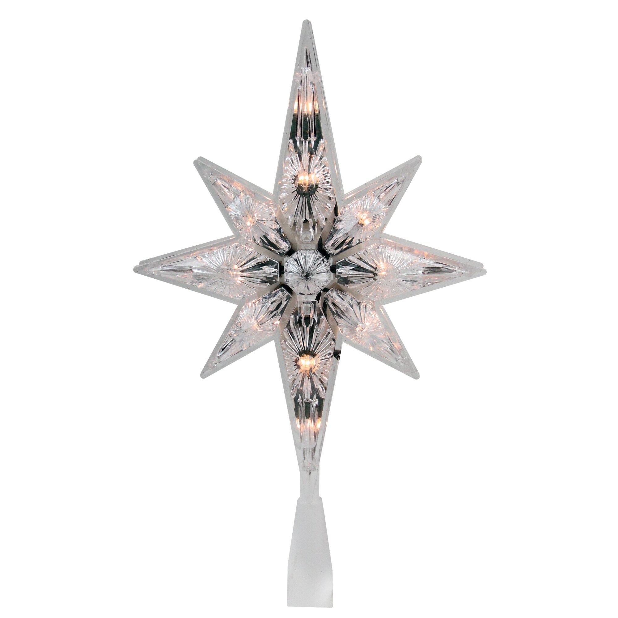 Northlight 10.75-in Star White White Christmas Tree Topper #32606342