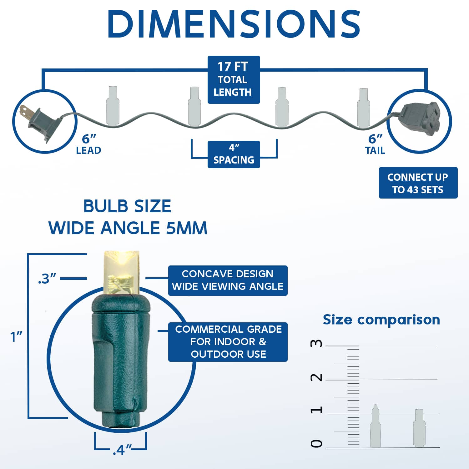 Novelty Lights CGWA50-STWI-G-RE Patio-String-Lights - View #2