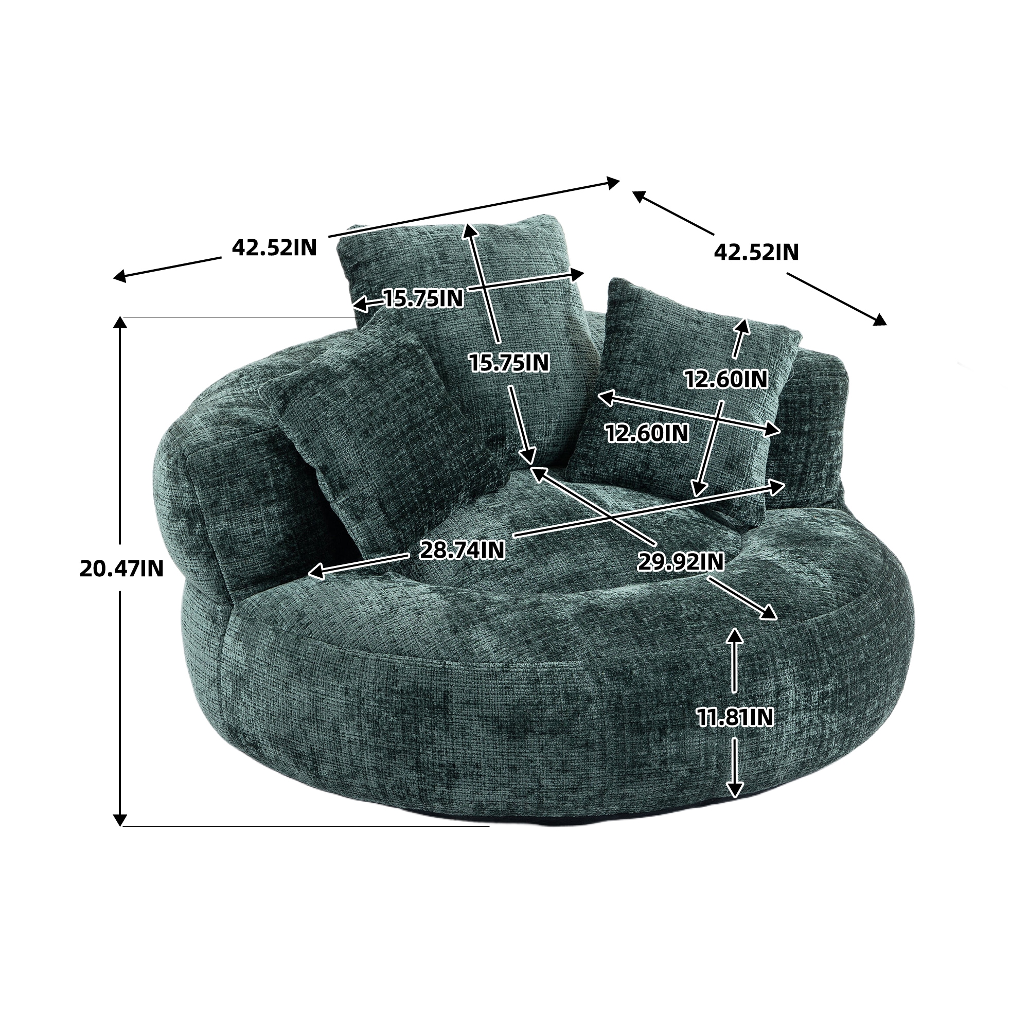 Bybafun YC5200054 Bean-Bag-Chairs - View #5