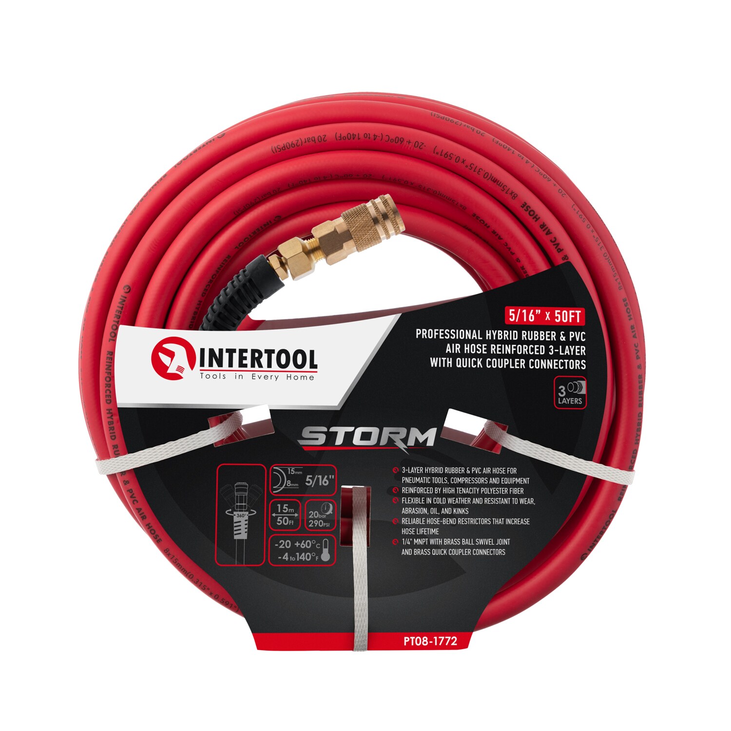 INTERTOOL PT08-1772 Air-Tool-Hoses - View #5
