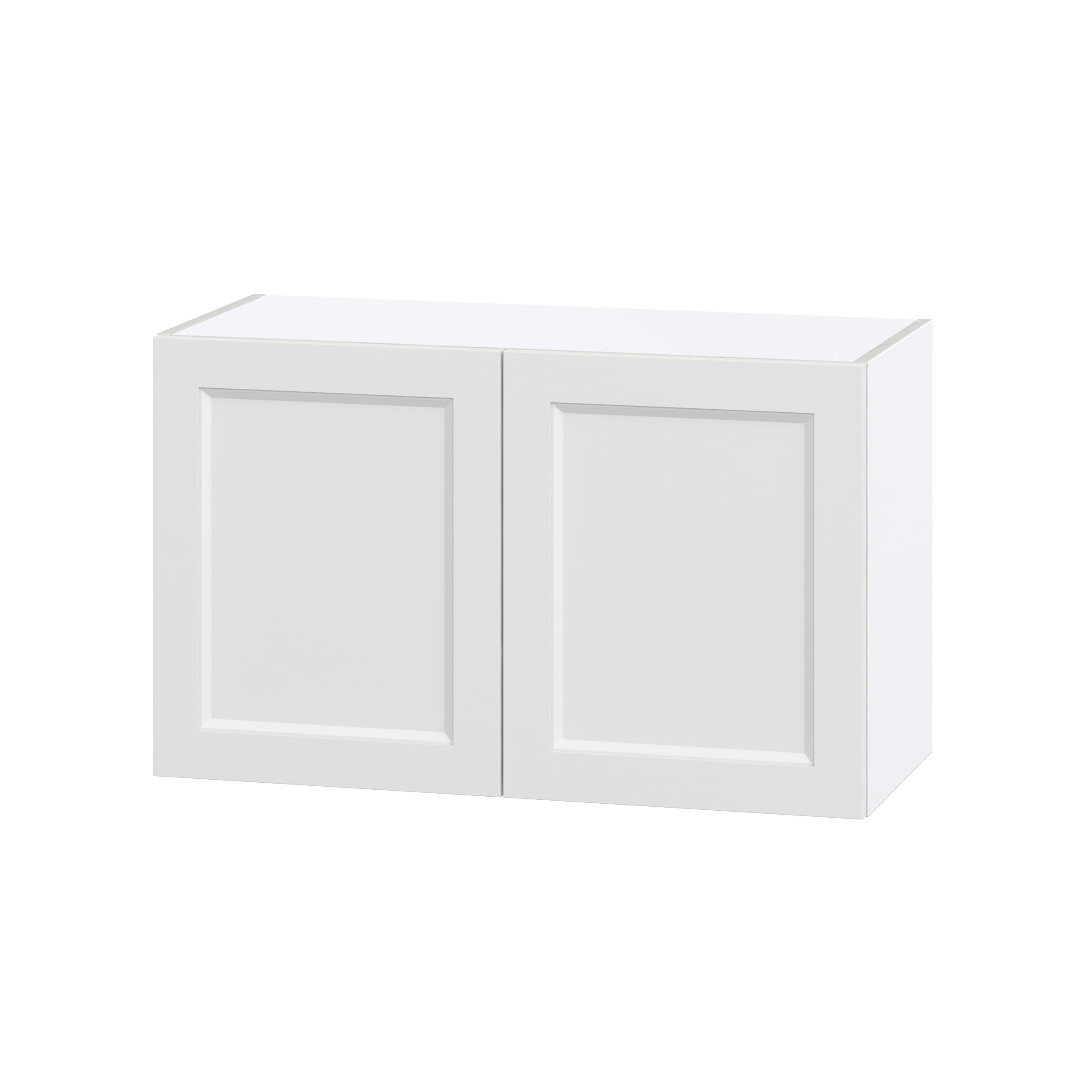 Hugo&Borg DSW3320-RI Riviera 33-in W x 20-in H x 14-in D Bright White Wall Fully assembled Cabinet (Recessed Panel Shaker)