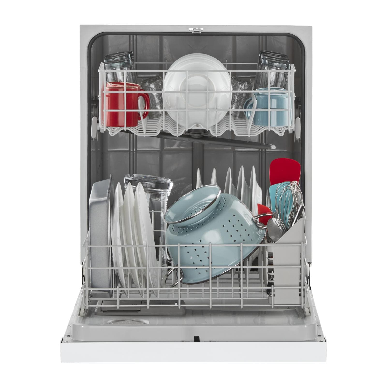 Amana 24in Front Control BuiltIn Dishwasher (White), 59dBA Standard